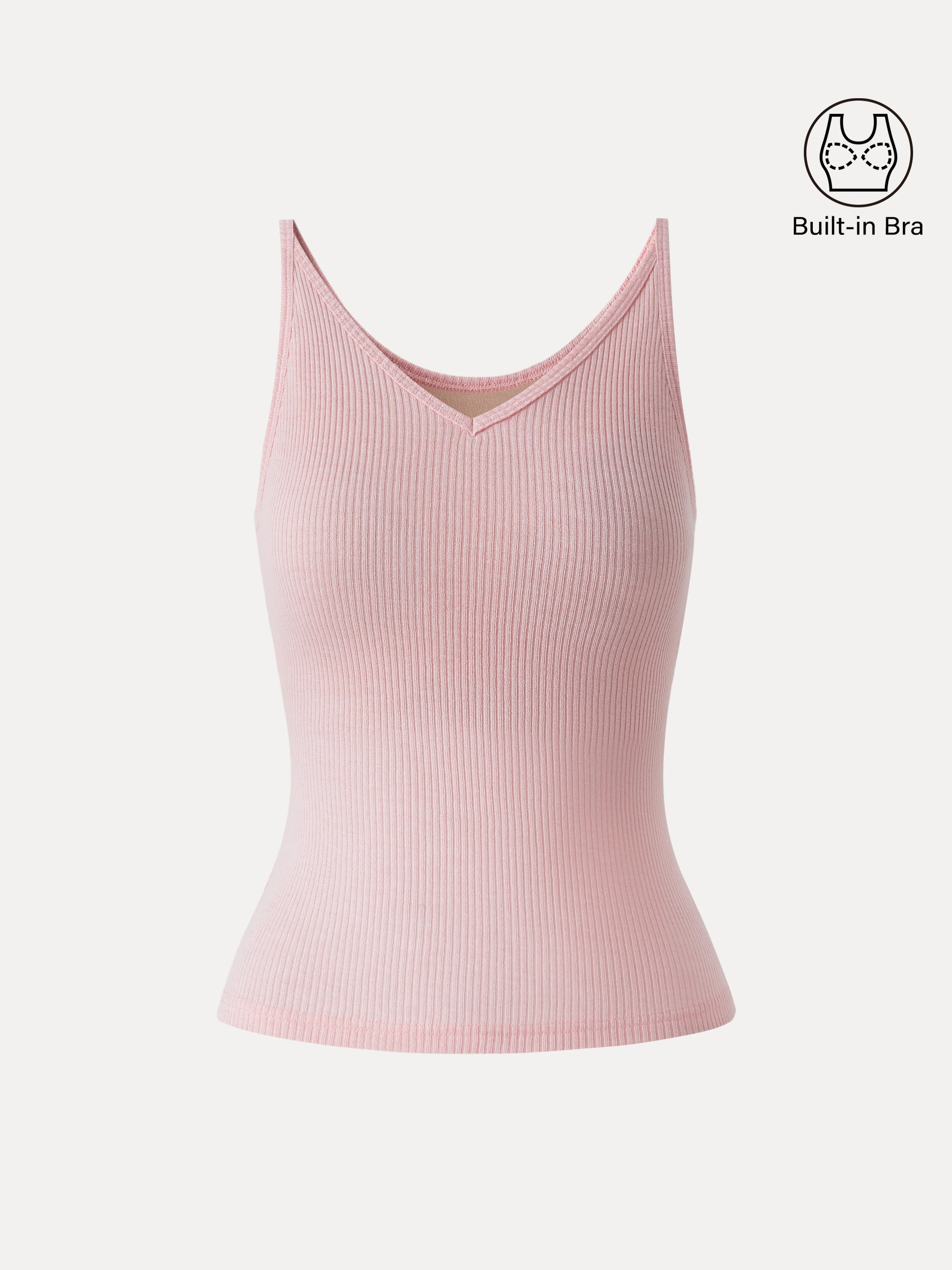 OGLmove Women's V-Neck Spaghetti Bra Tank