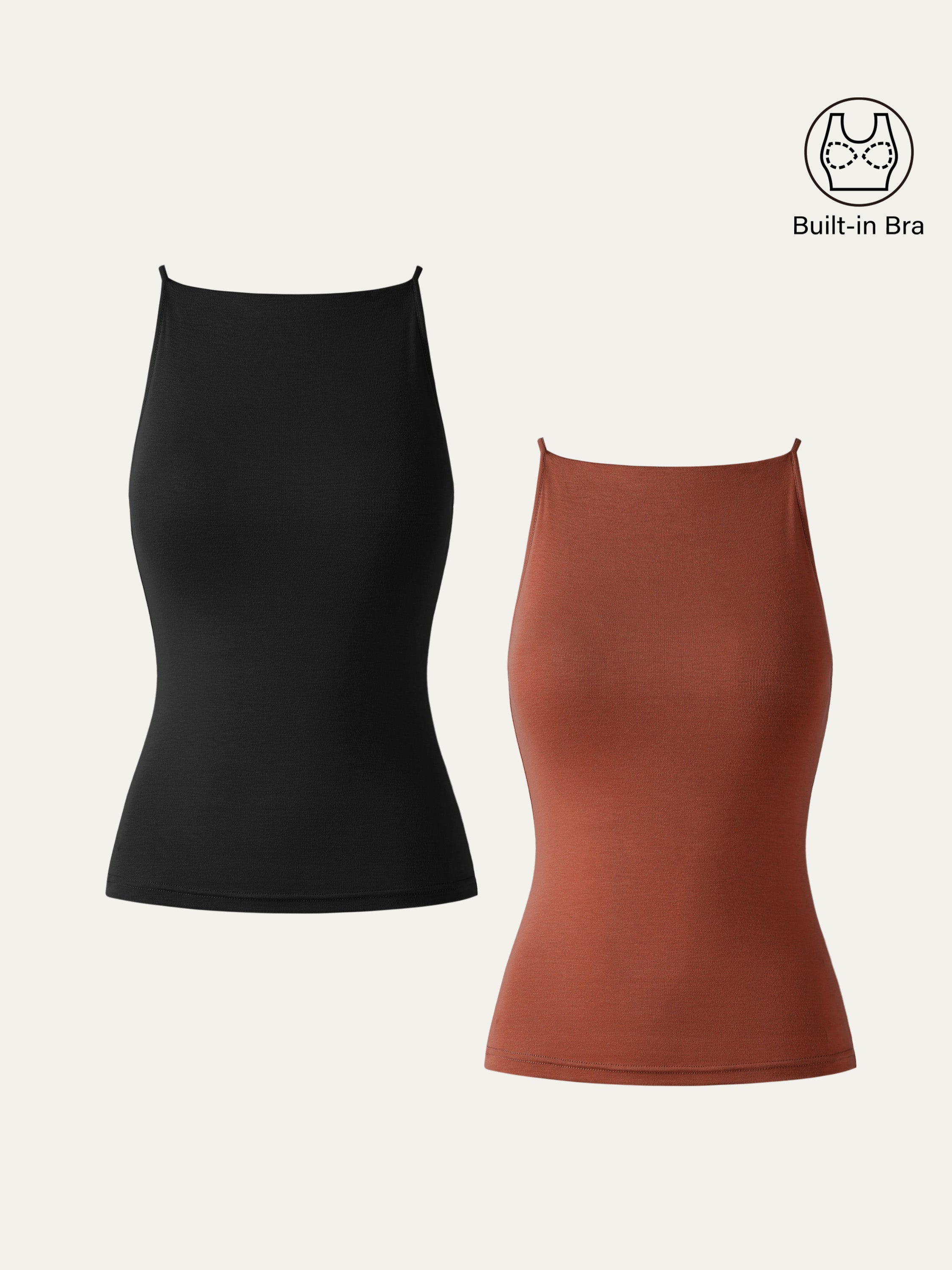 OGLmove Women's V-Neck Bra Tank Top