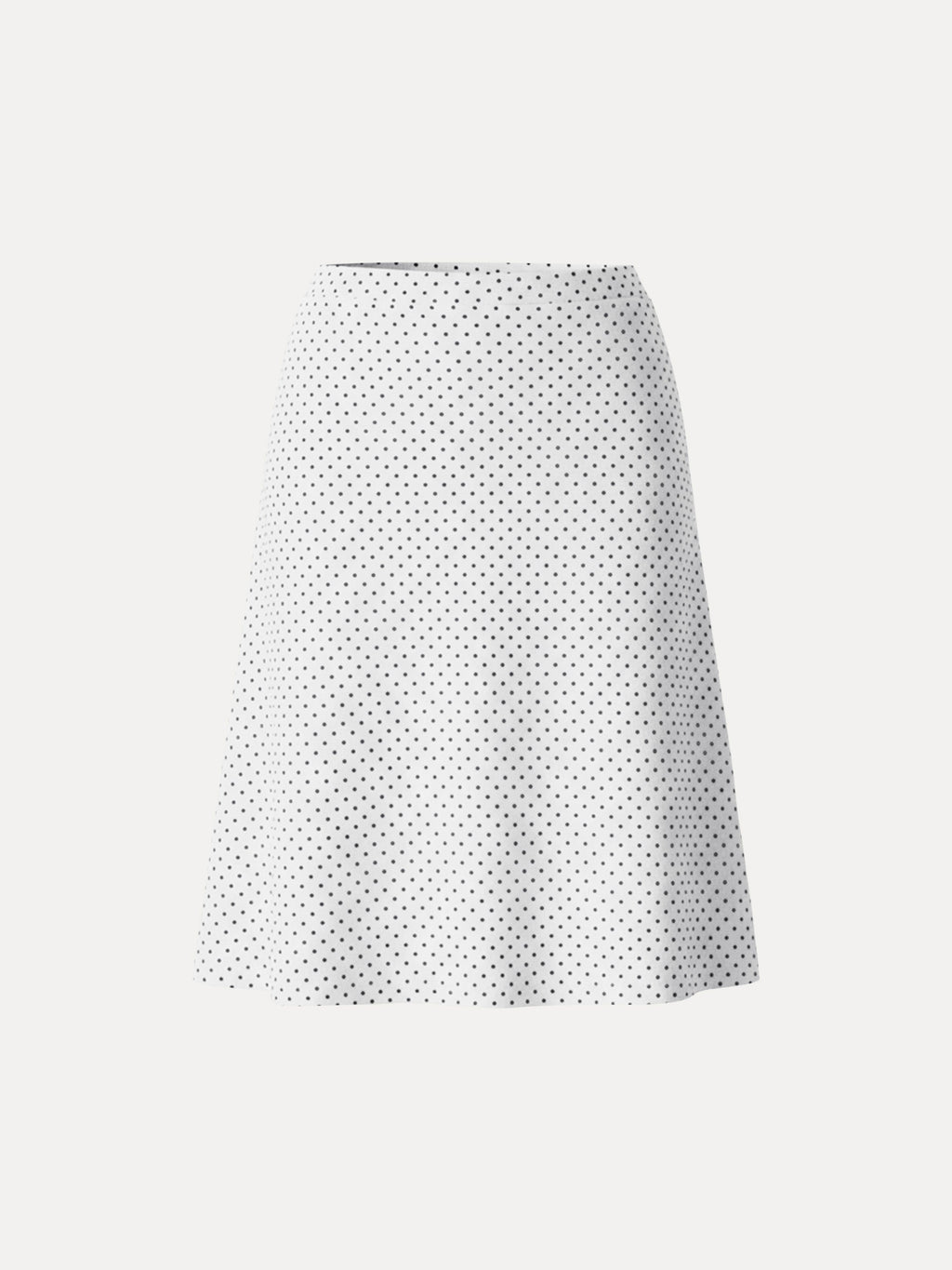 OGLmove Stretch Cotton Polka Dot A-Line Flare Skirt