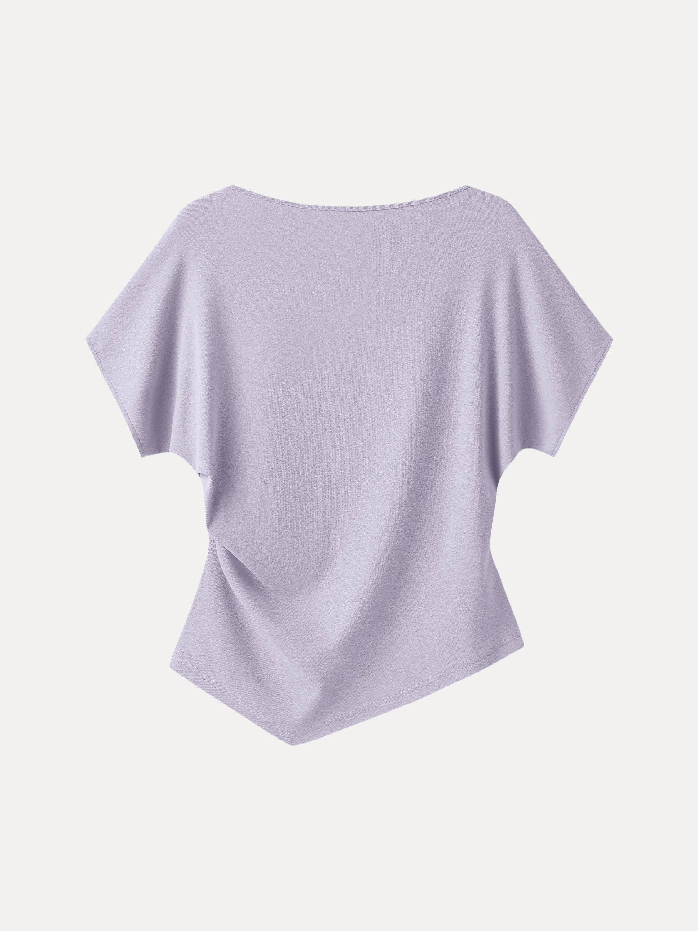 OGLmove Cotton Lyocell Boatneck Angled Summer Tee