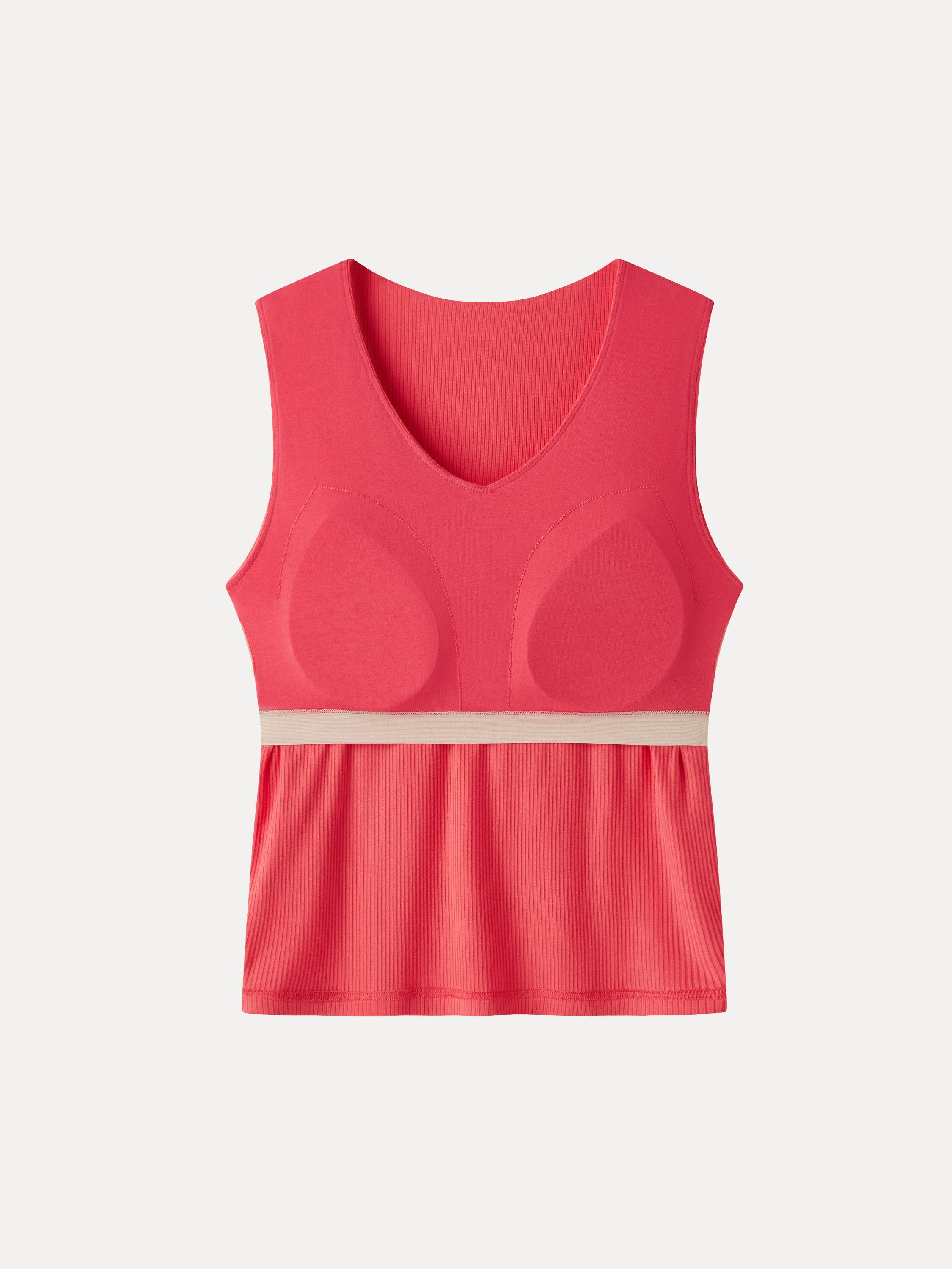 OGLmove CoolTouch Ease V-Neck Wide Shoulder Bra Tank