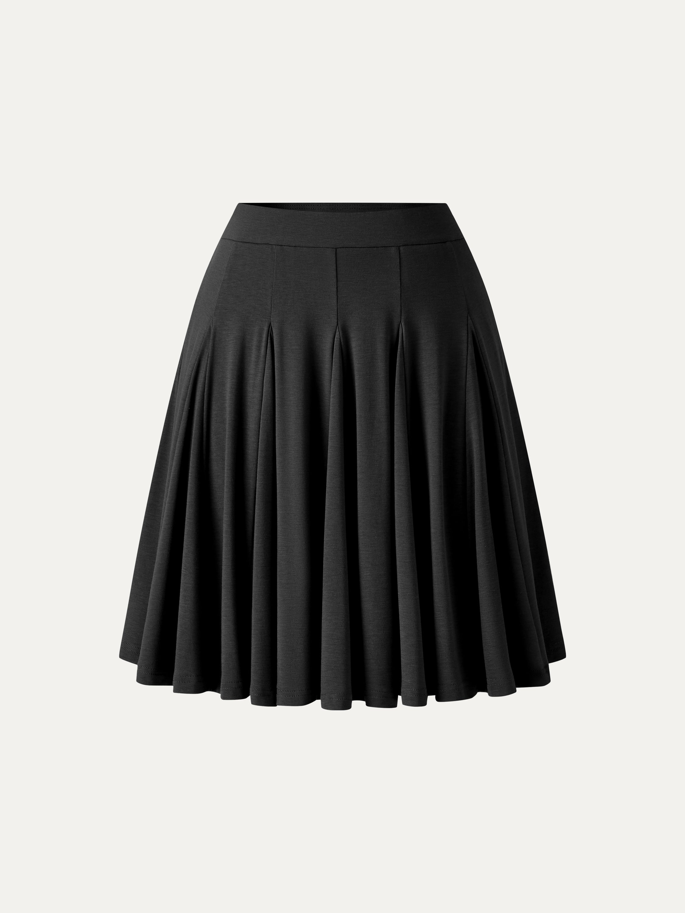 OGLmove CoolTouch Godet Hem Knee-Length Flare Skirt