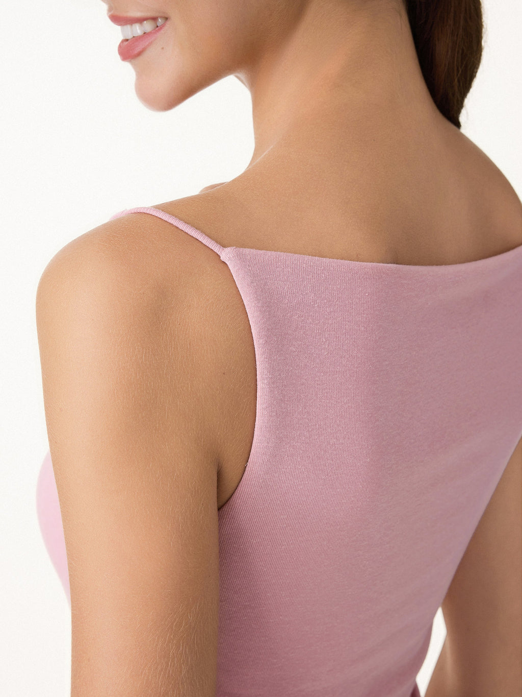 OGLmove Stretch Linen Cowl Neck Bra Tank