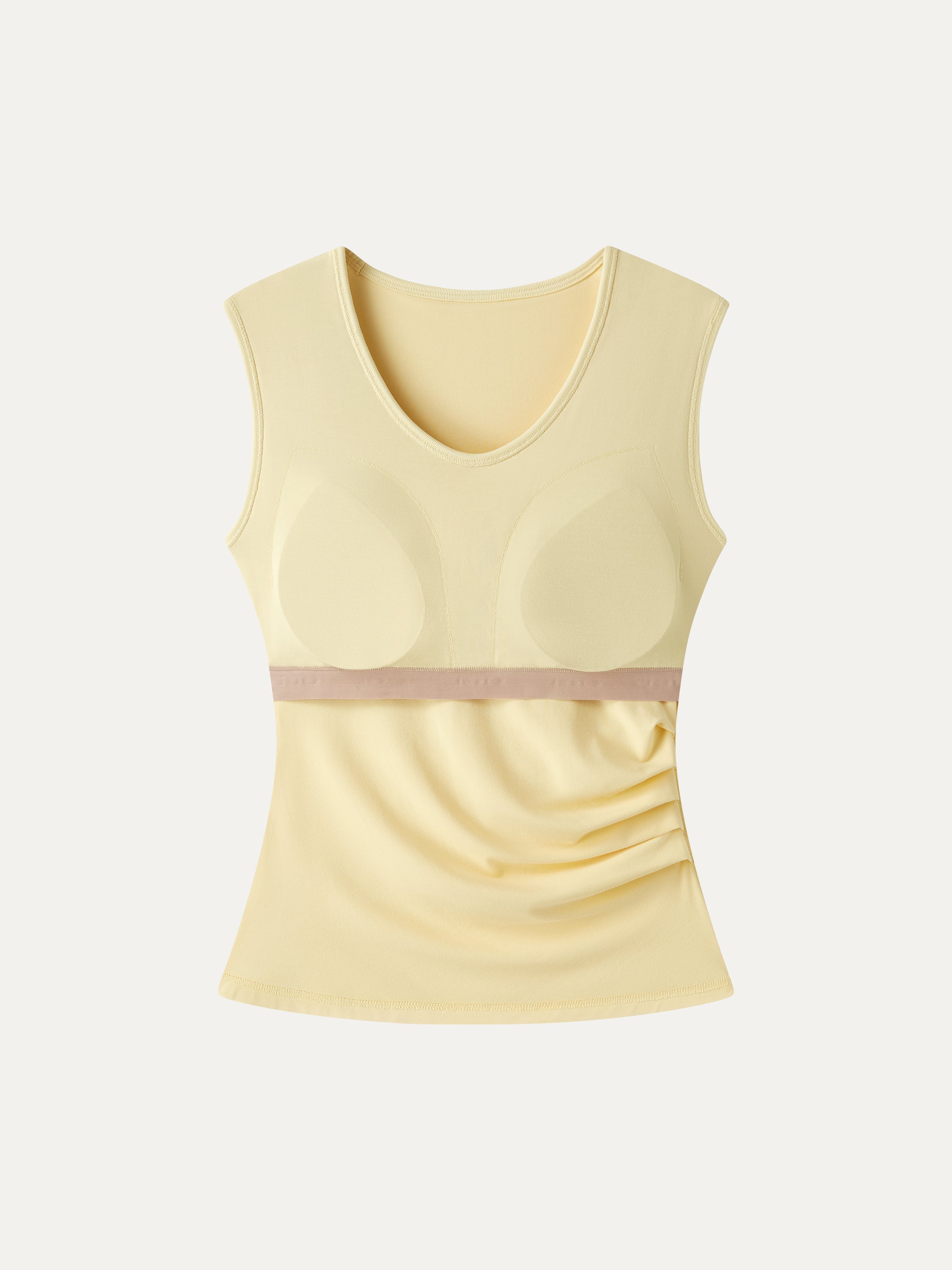 OGLmove U-Neck Tucked Sleeveless Bra Top