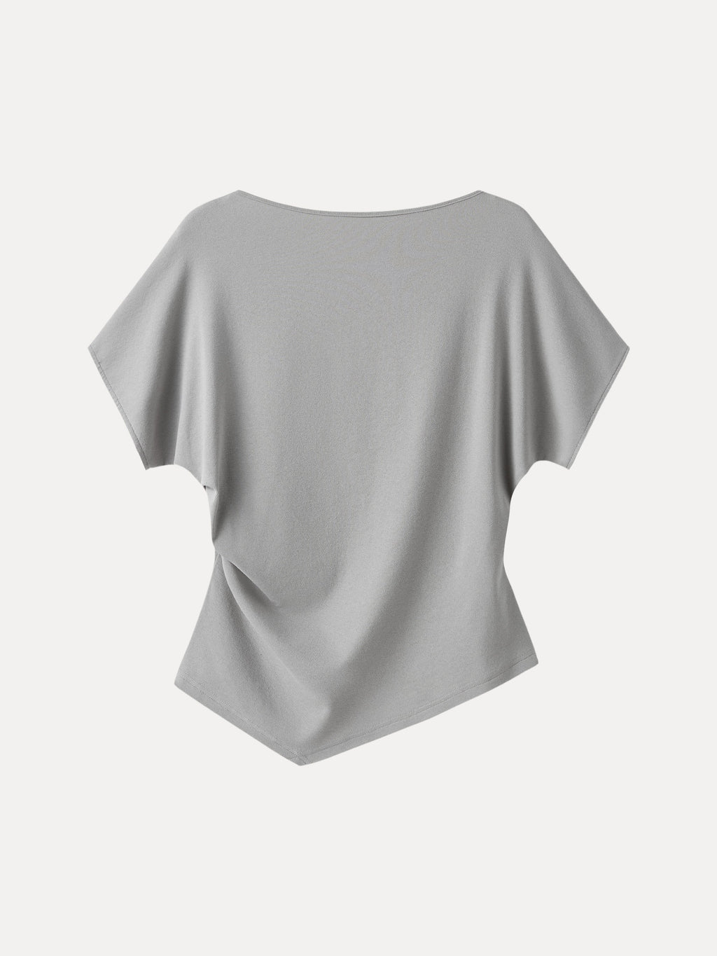 OGLmove Cotton Lyocell Boatneck Angled Summer Tee