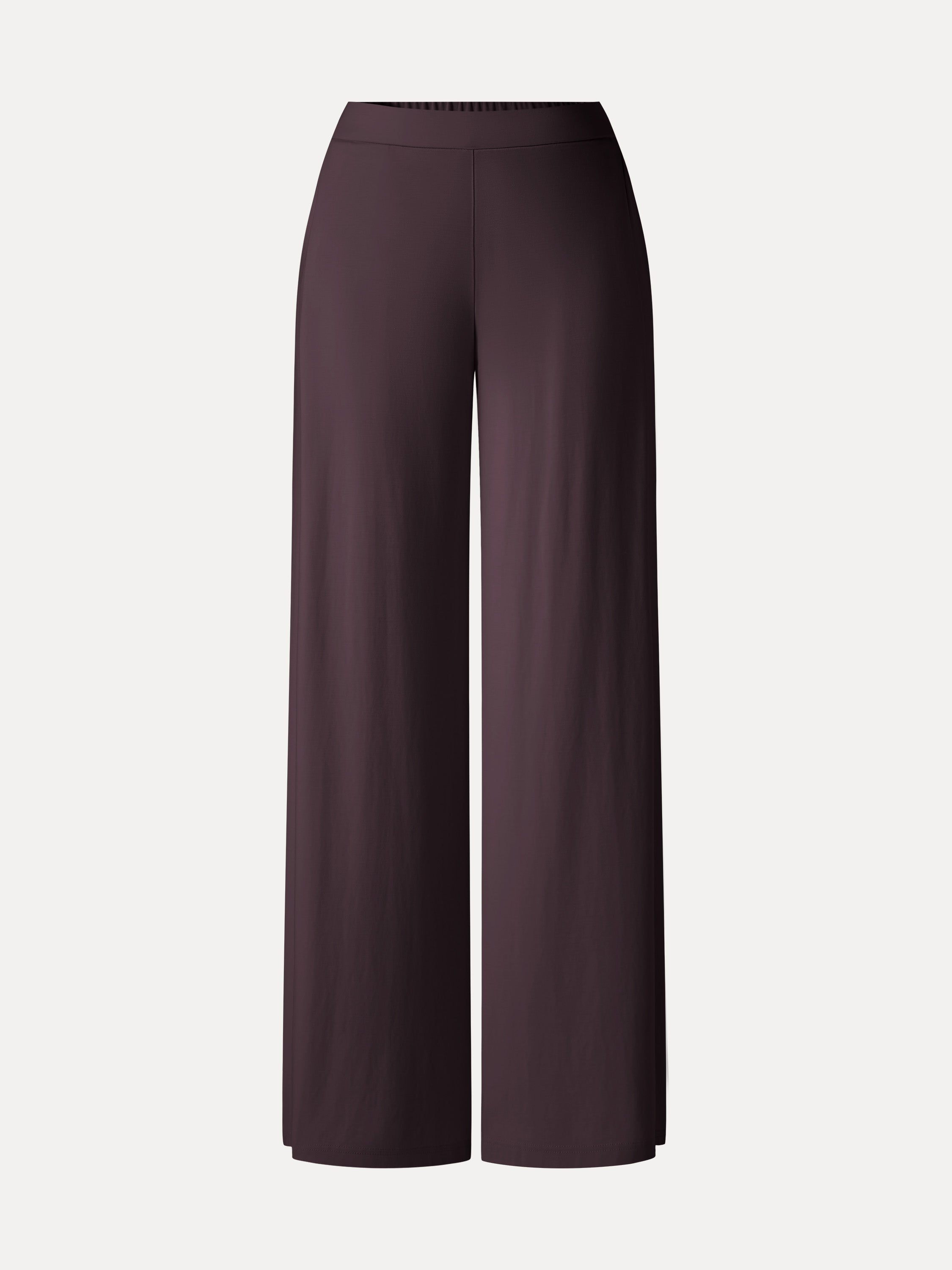 OGLmove Cool-Touch Ponte Mid Rise Wide Leg Pants with Pockets