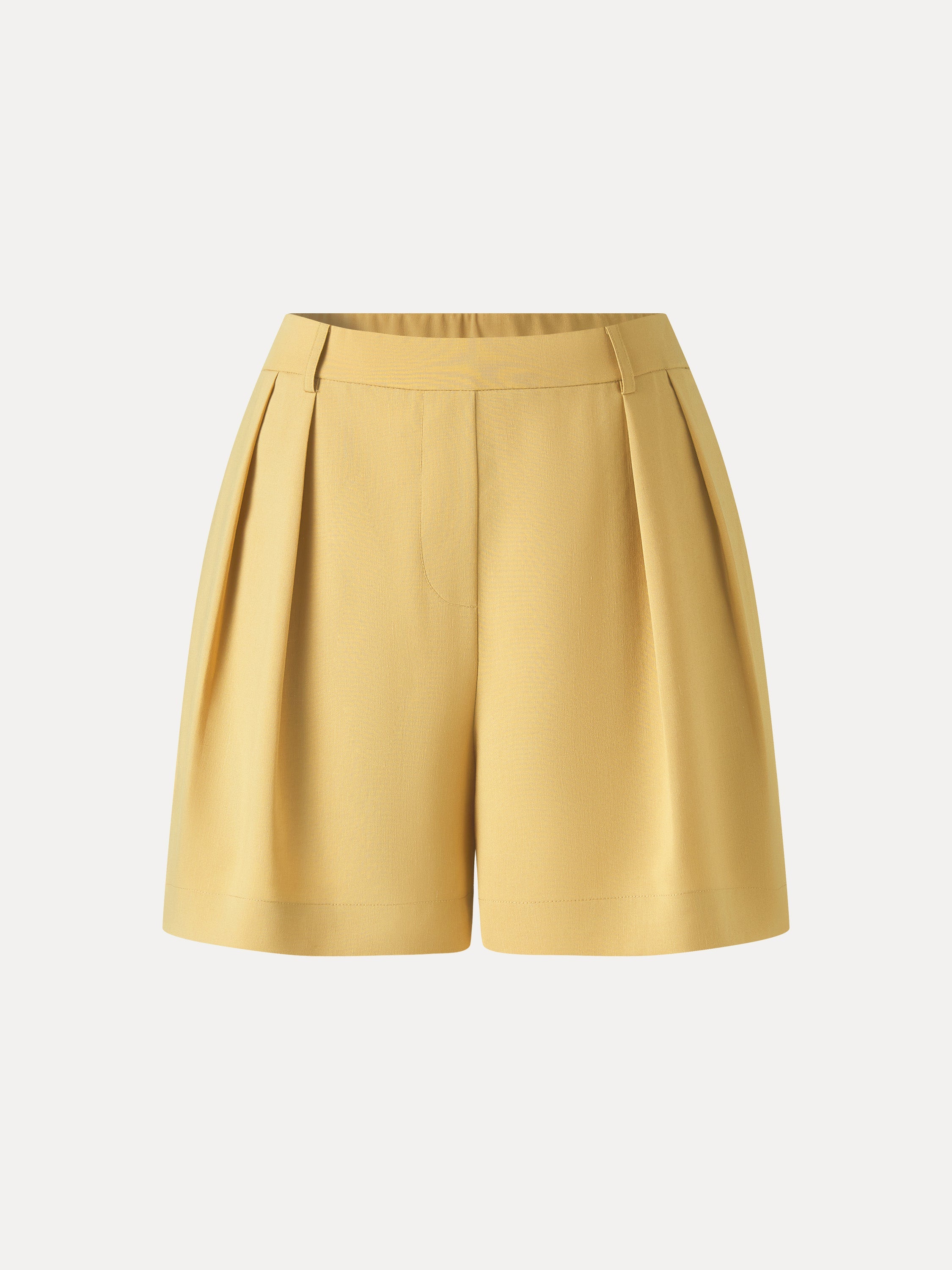 OGLmove Lyocell-Linen Tailored Shorts with Pockets