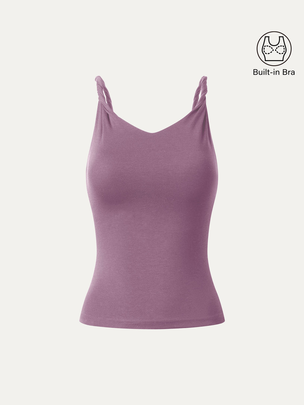 OGLmove Women's CoolTouch Twisted Strap V-Neck Bra Tank