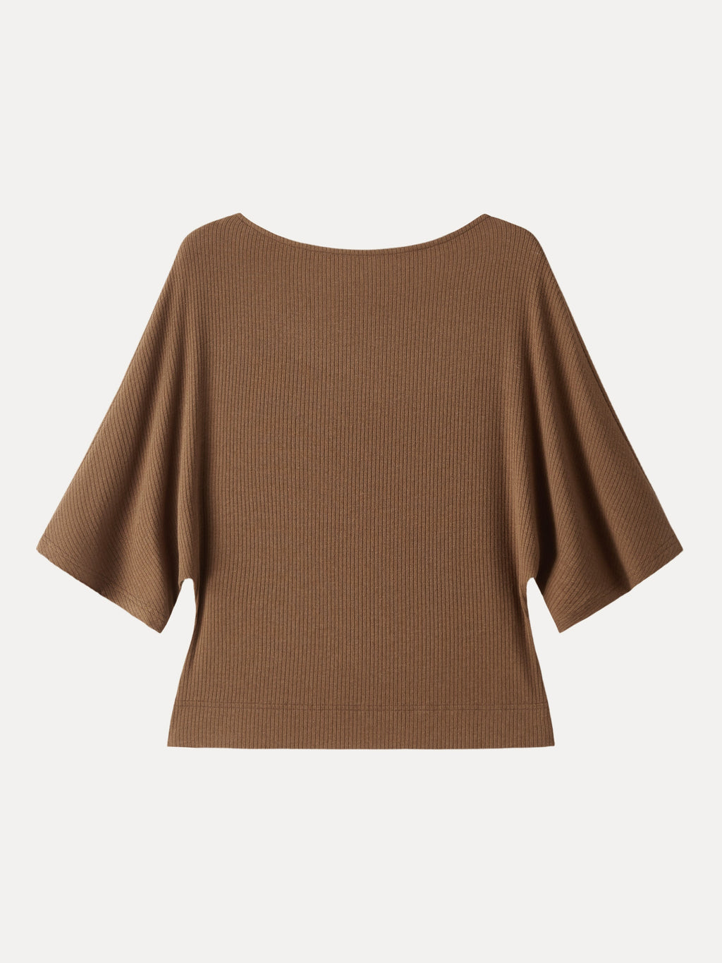 OGLmove Soft Ribbed Boatneck Relaxed Top