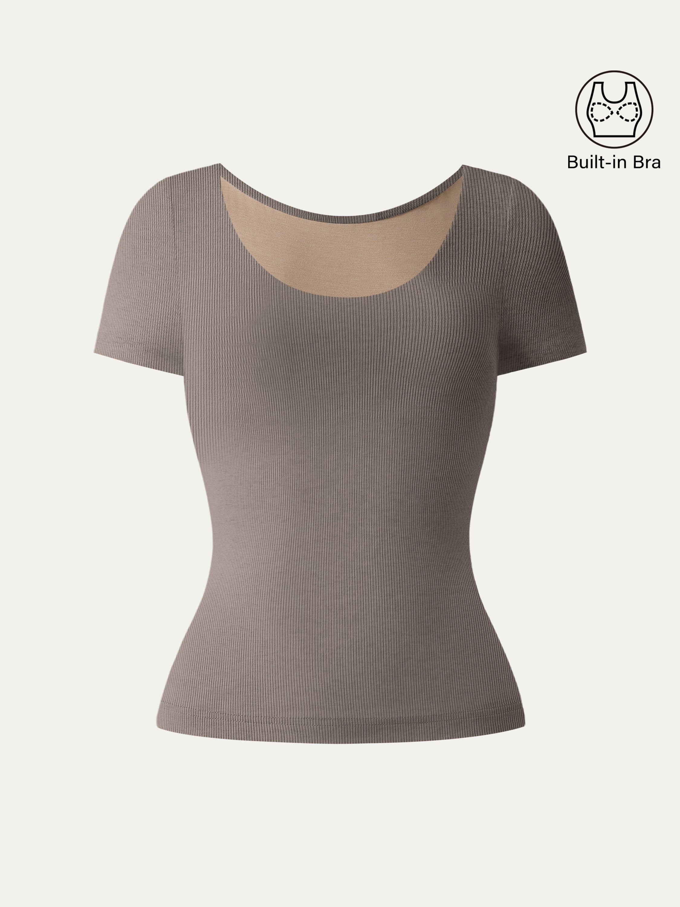 OGLmove Women's Scoop Neck Cotton Airy Bra Top