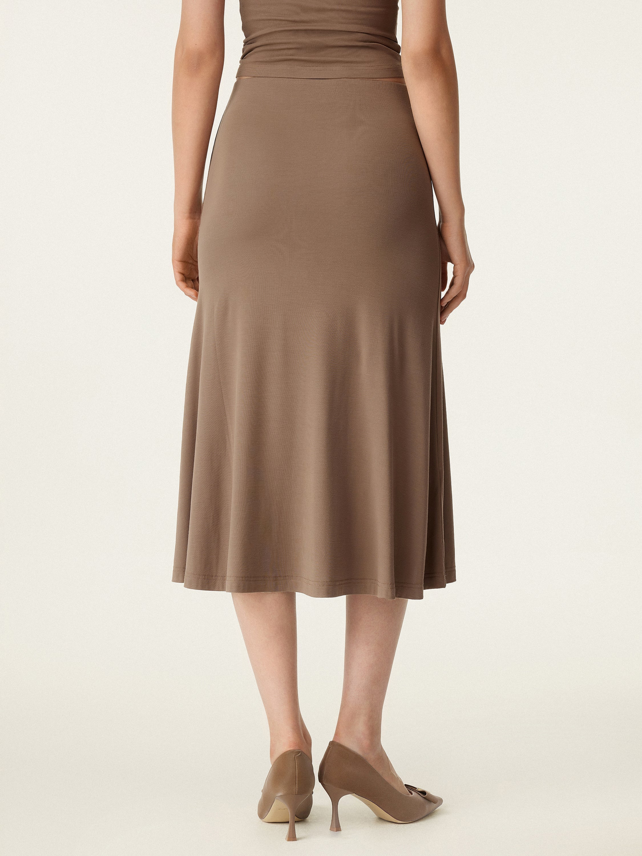 OGLmove Breezy Pull-On Mermaid Midi Skirt