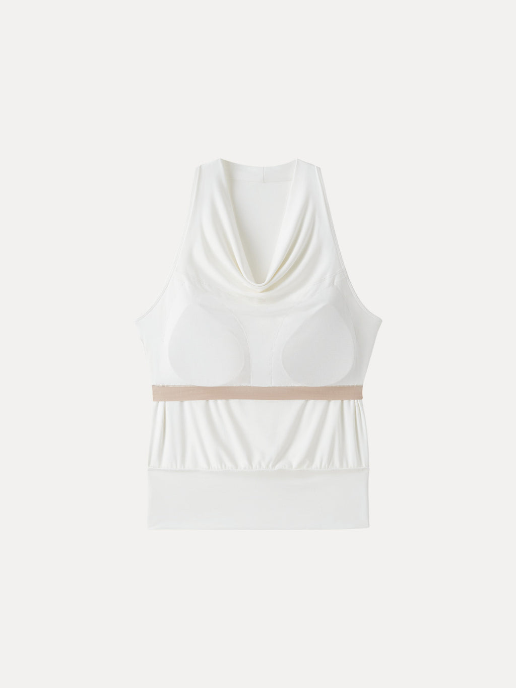OGLmove Women's Not-See-Thru Halter Cowl Neck Bra Top