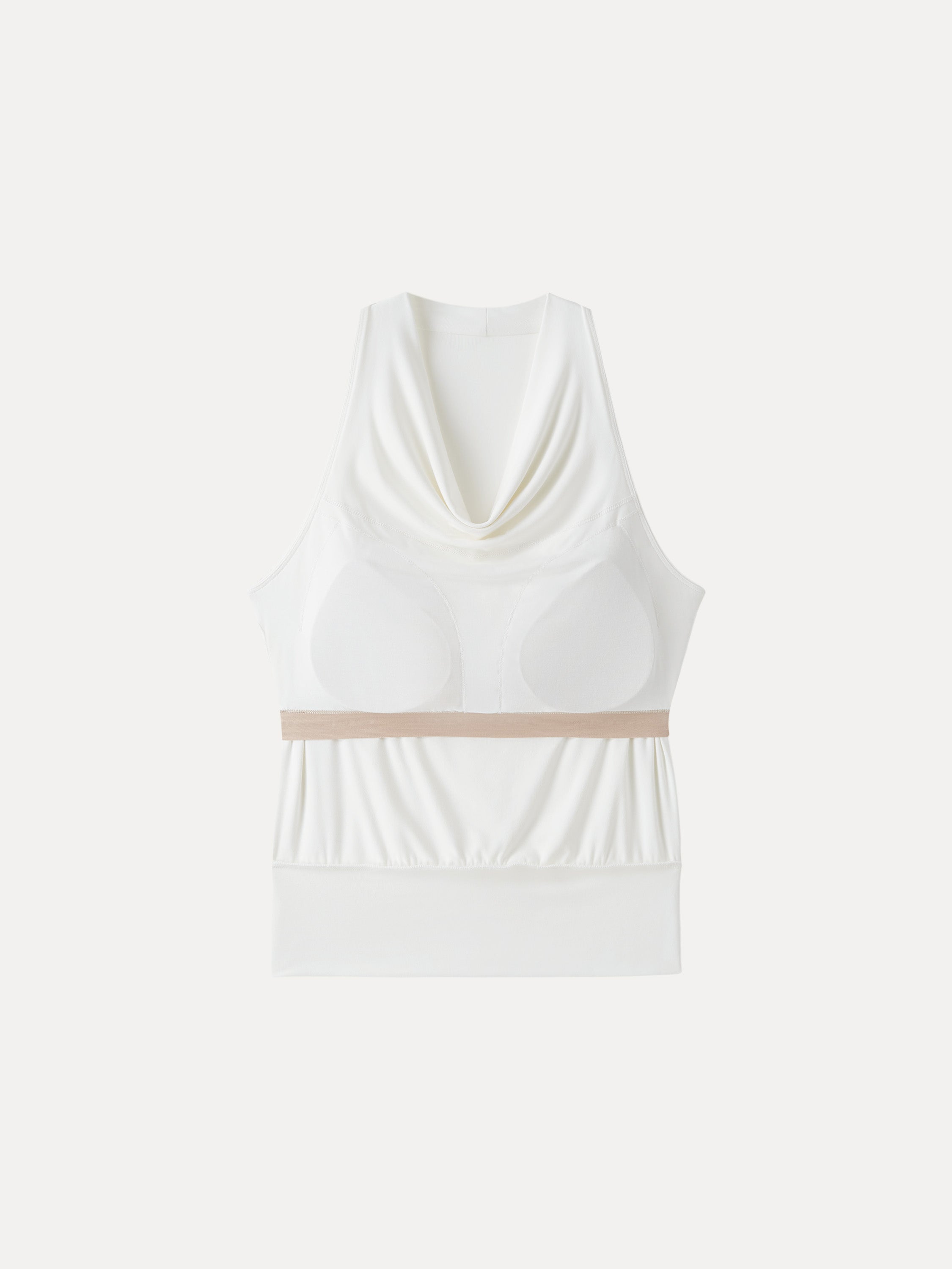 OGLmove Women's Not-See-Thru Halter Cowl Neck Bra Top