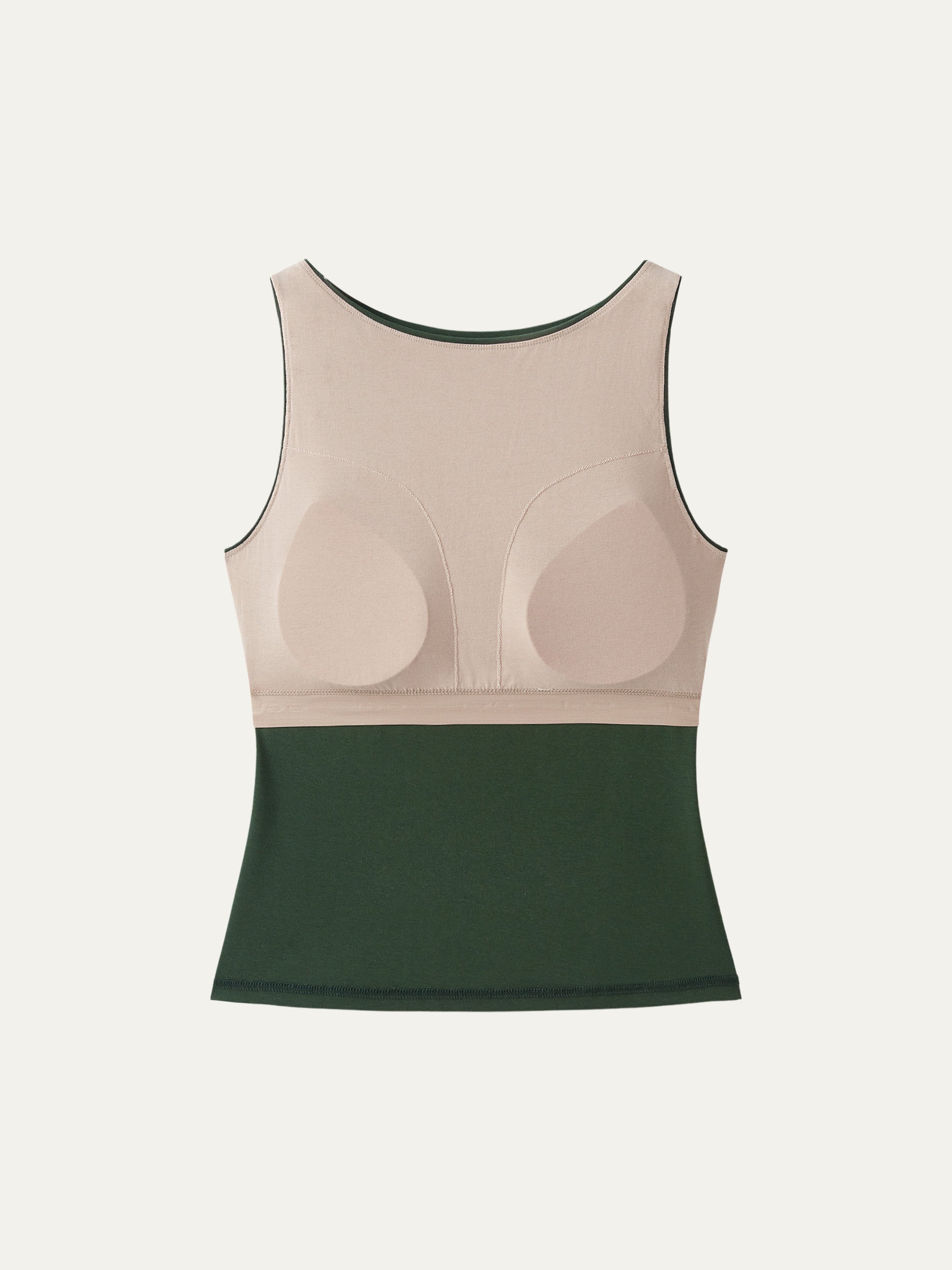 OGLmove Stretch Cotton Boatneck Bra Tank