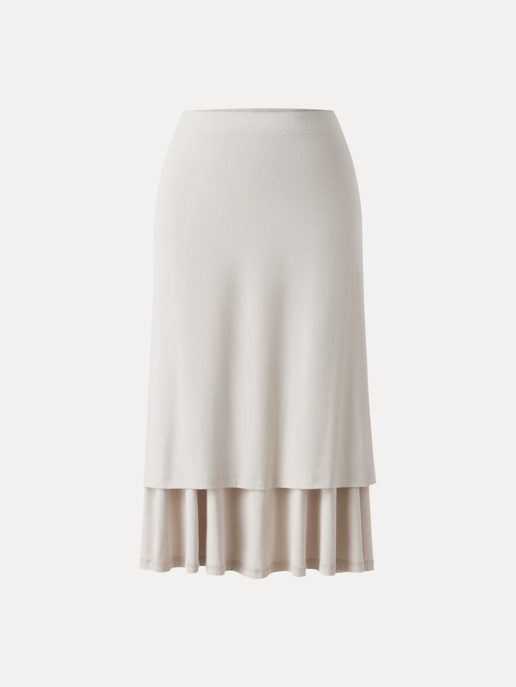 OGLmove Flowy Side Ruched A-Line Midi Skirt