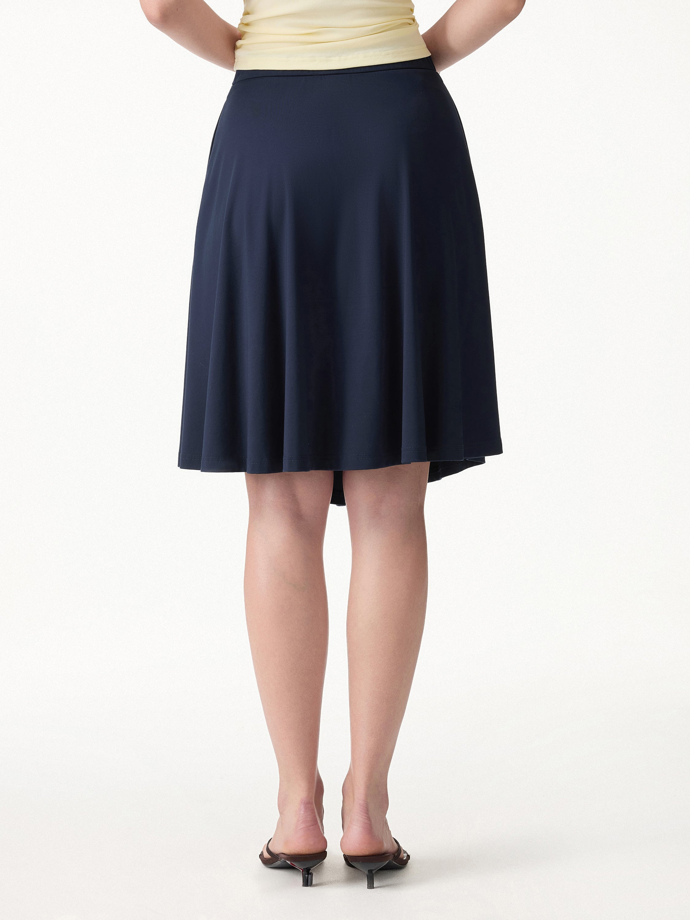 OGLmove CoolTouch Ponte Circle Skirt with Pockets