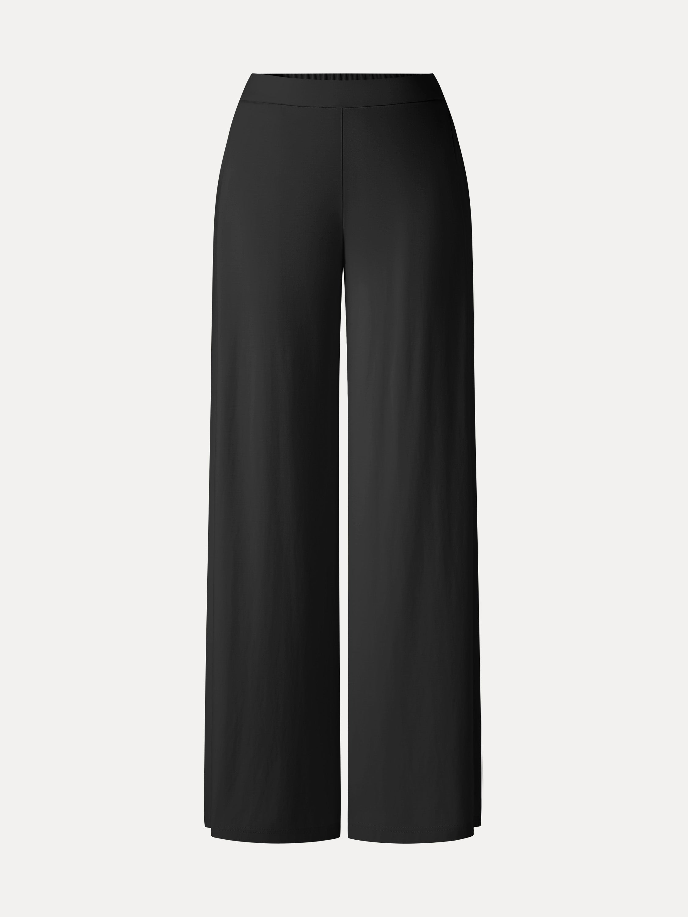 OGLmove Cool-Touch Ponte Mid Rise Wide Leg Pants with Pockets