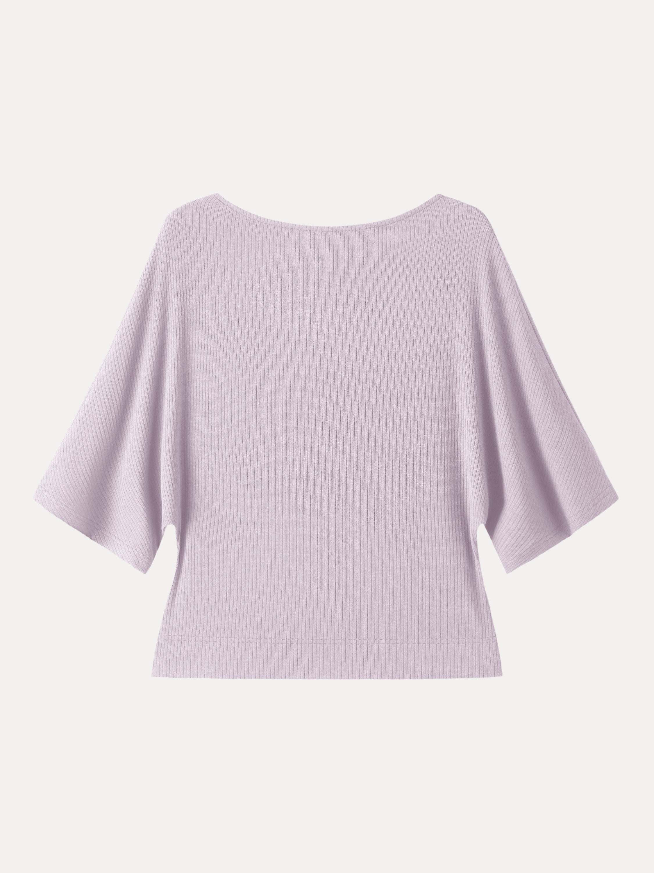 OGLmove Soft Ribbed Boatneck Relaxed Top