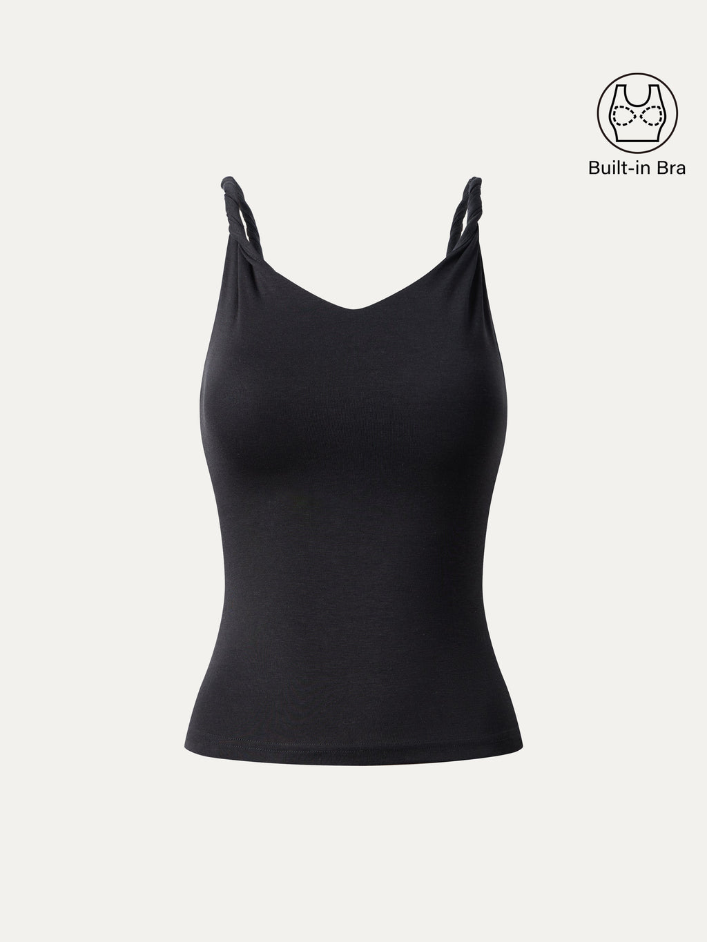 OGLmove Women's CoolTouch Twisted Strap V-Neck Bra Tank