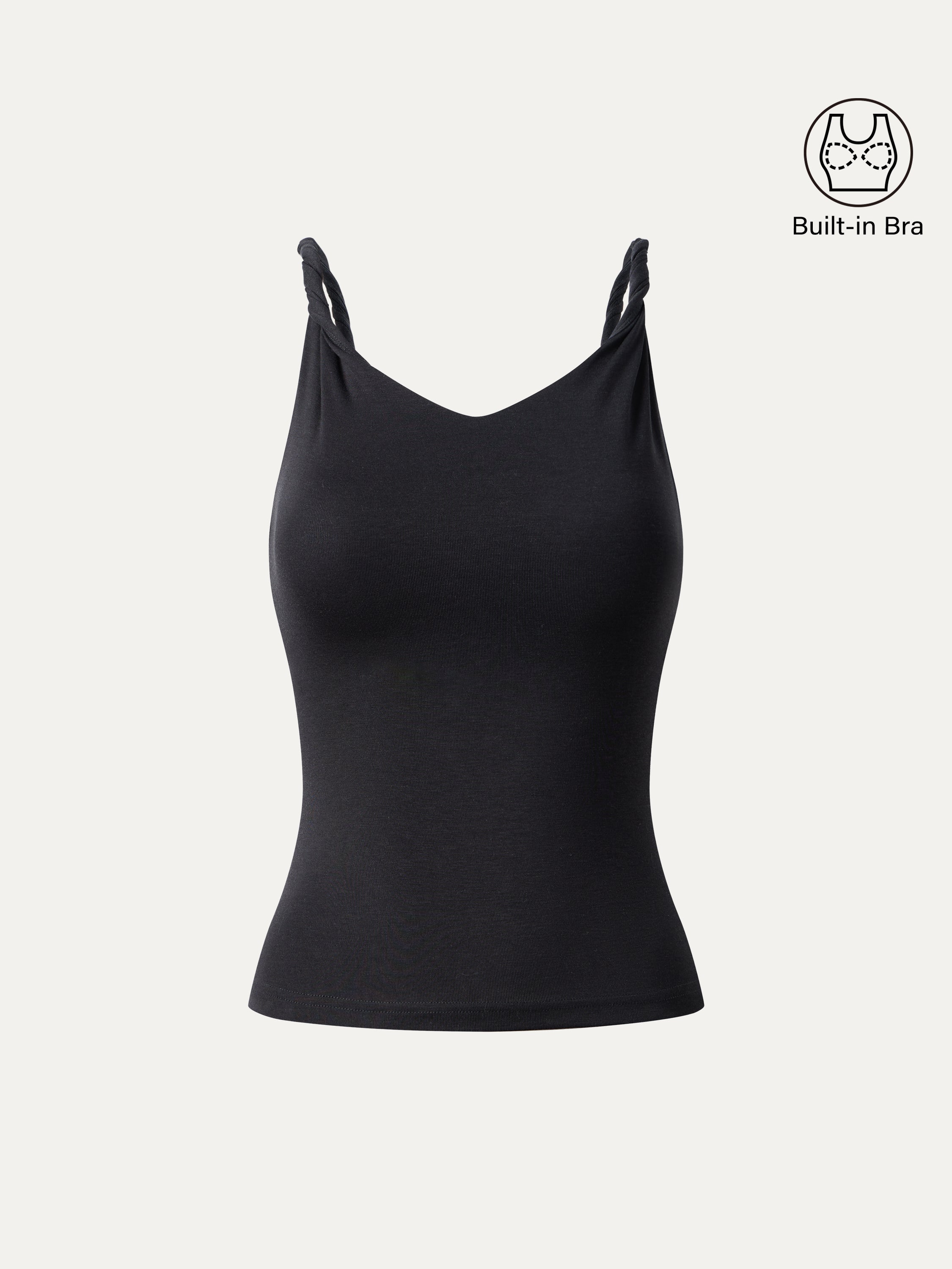 OGLmove Women's CoolTouch Twisted Strap V-Neck Bra Tank