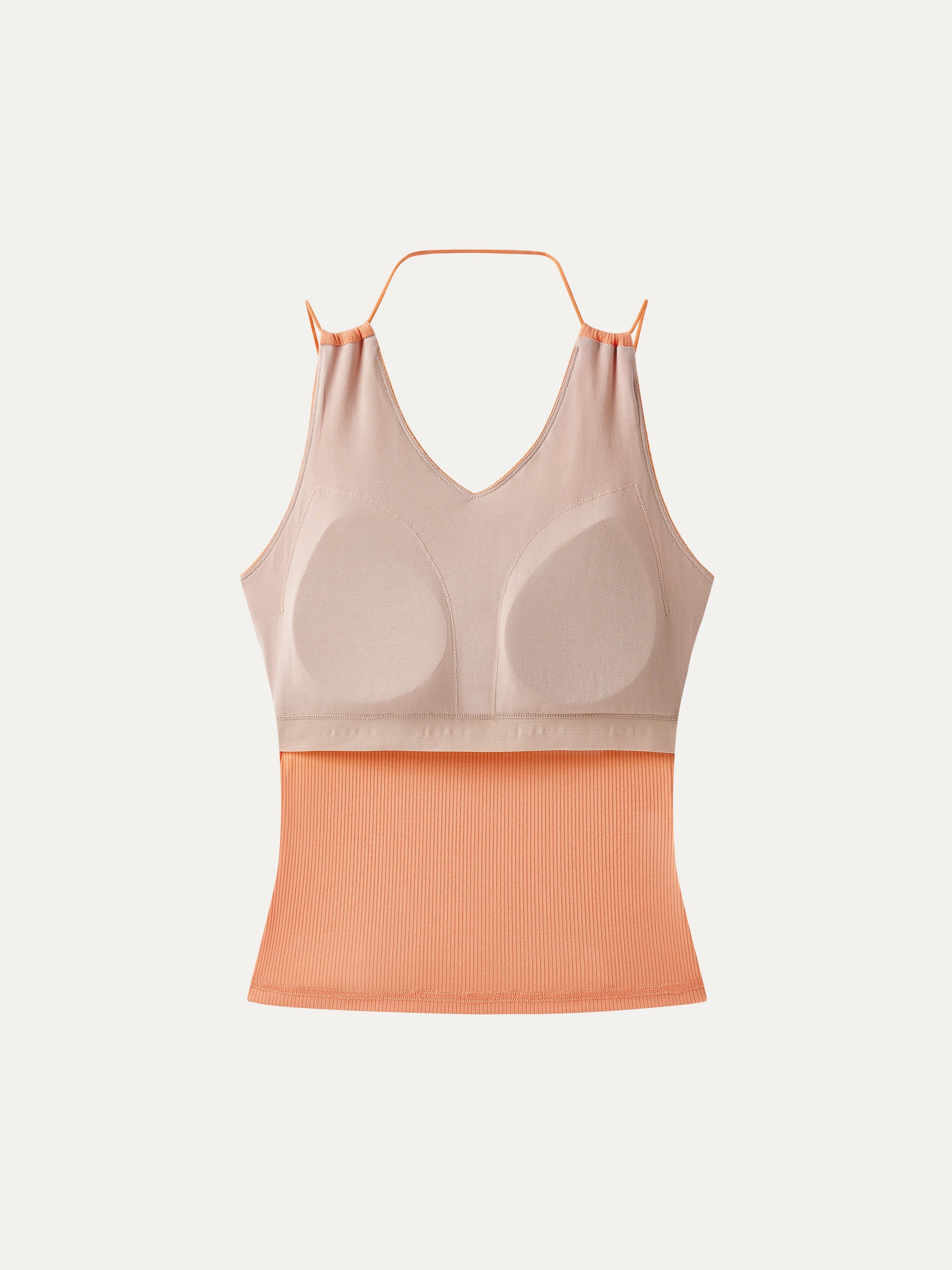 OGLmove Women's CoolTouch V-Neck Spaghetti Bra Tank