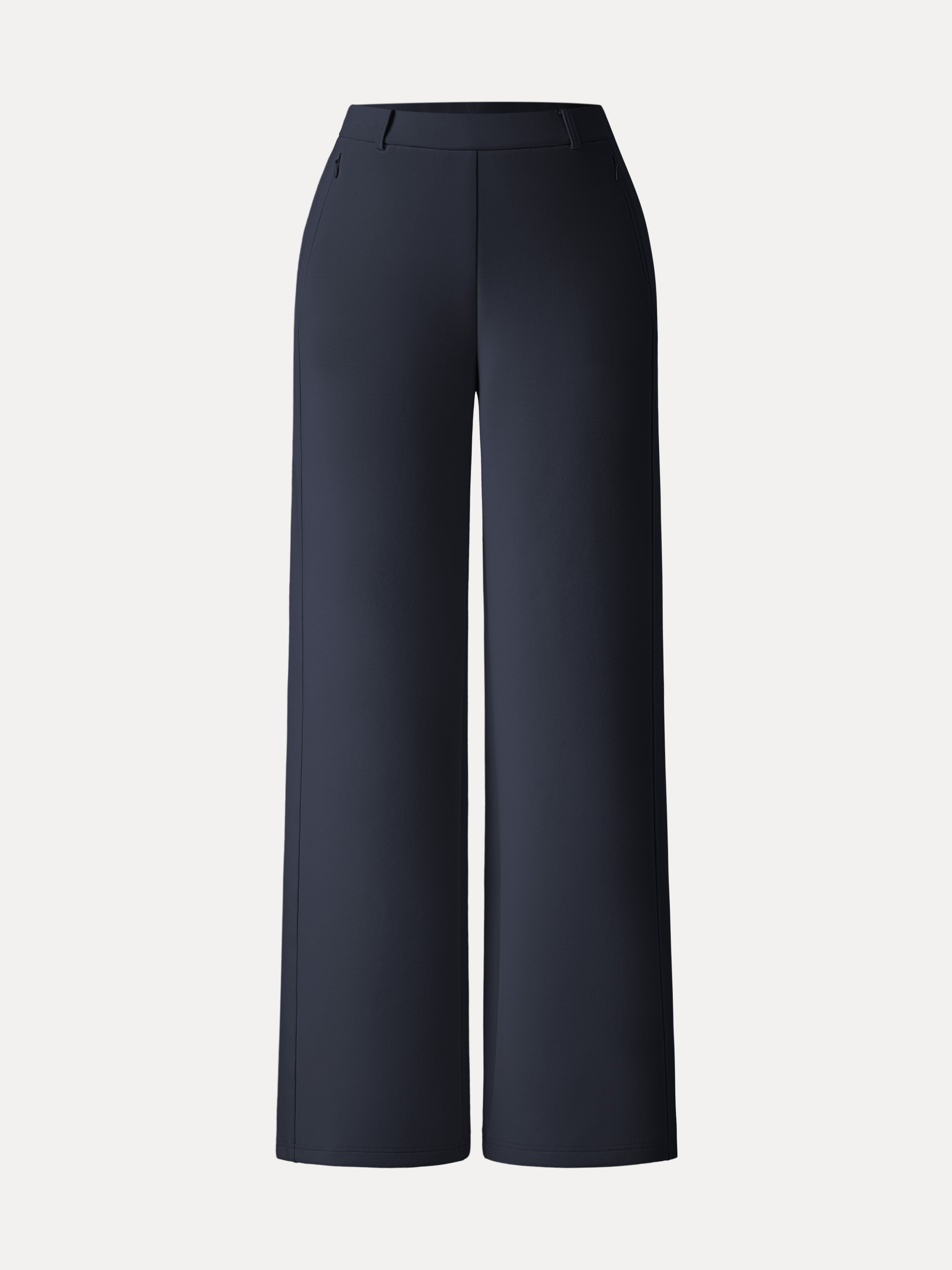OGLmove Stretch Cotton Blend Slimming High Rise Wide Leg Pant