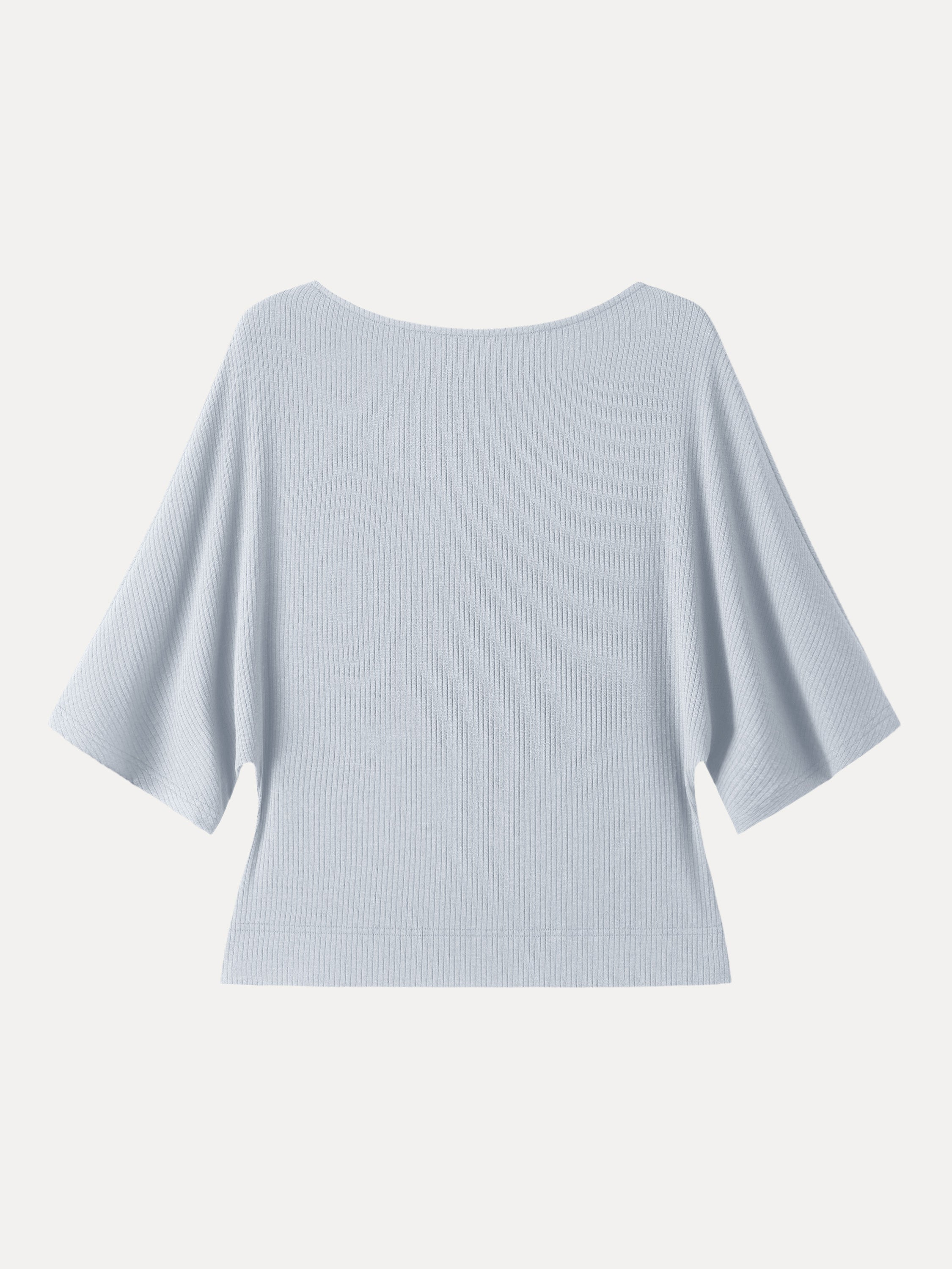 OGLmove Soft Ribbed Boatneck Relaxed Top