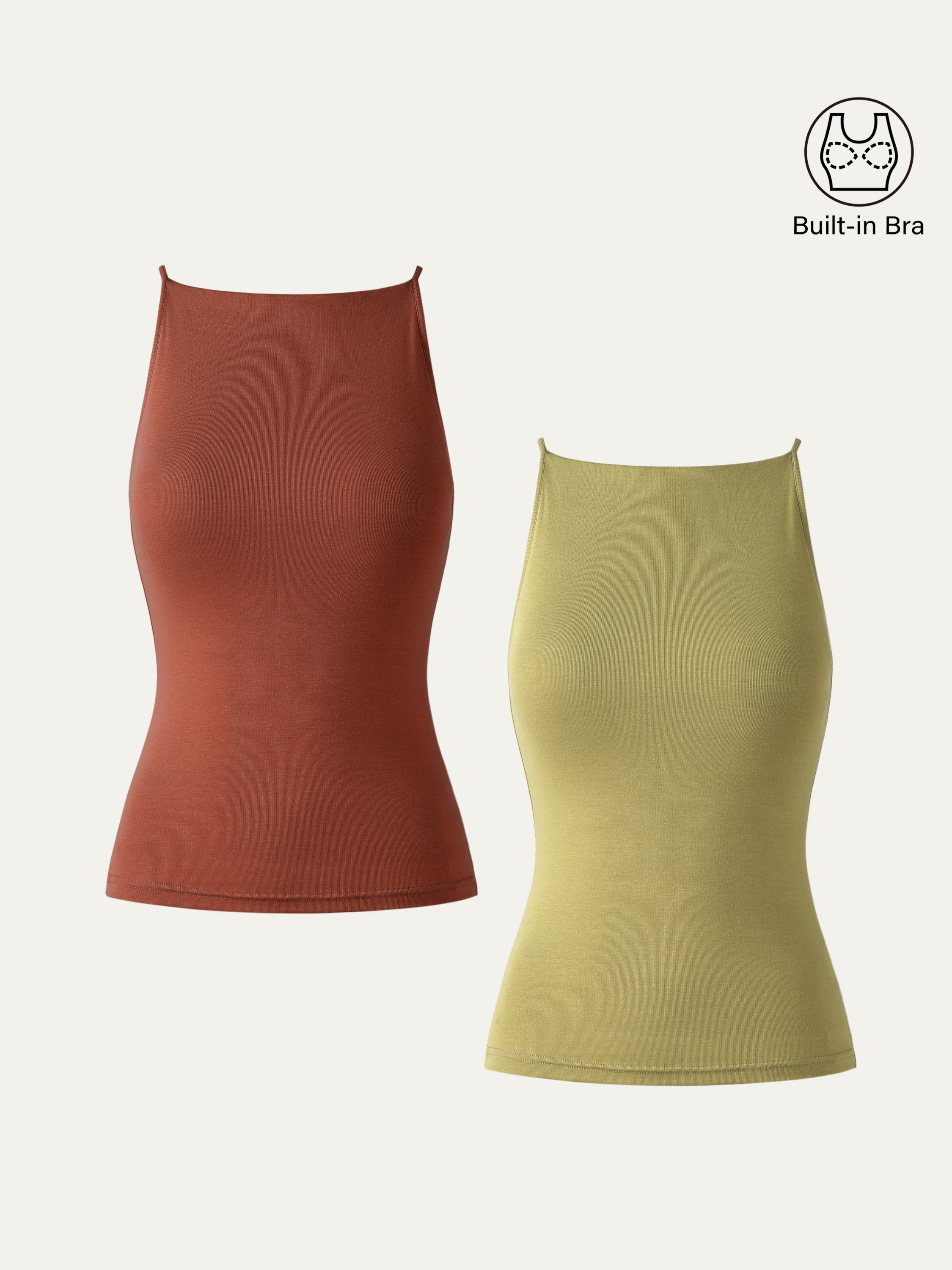 OGLmove Women's V-Neck Bra Tank Top