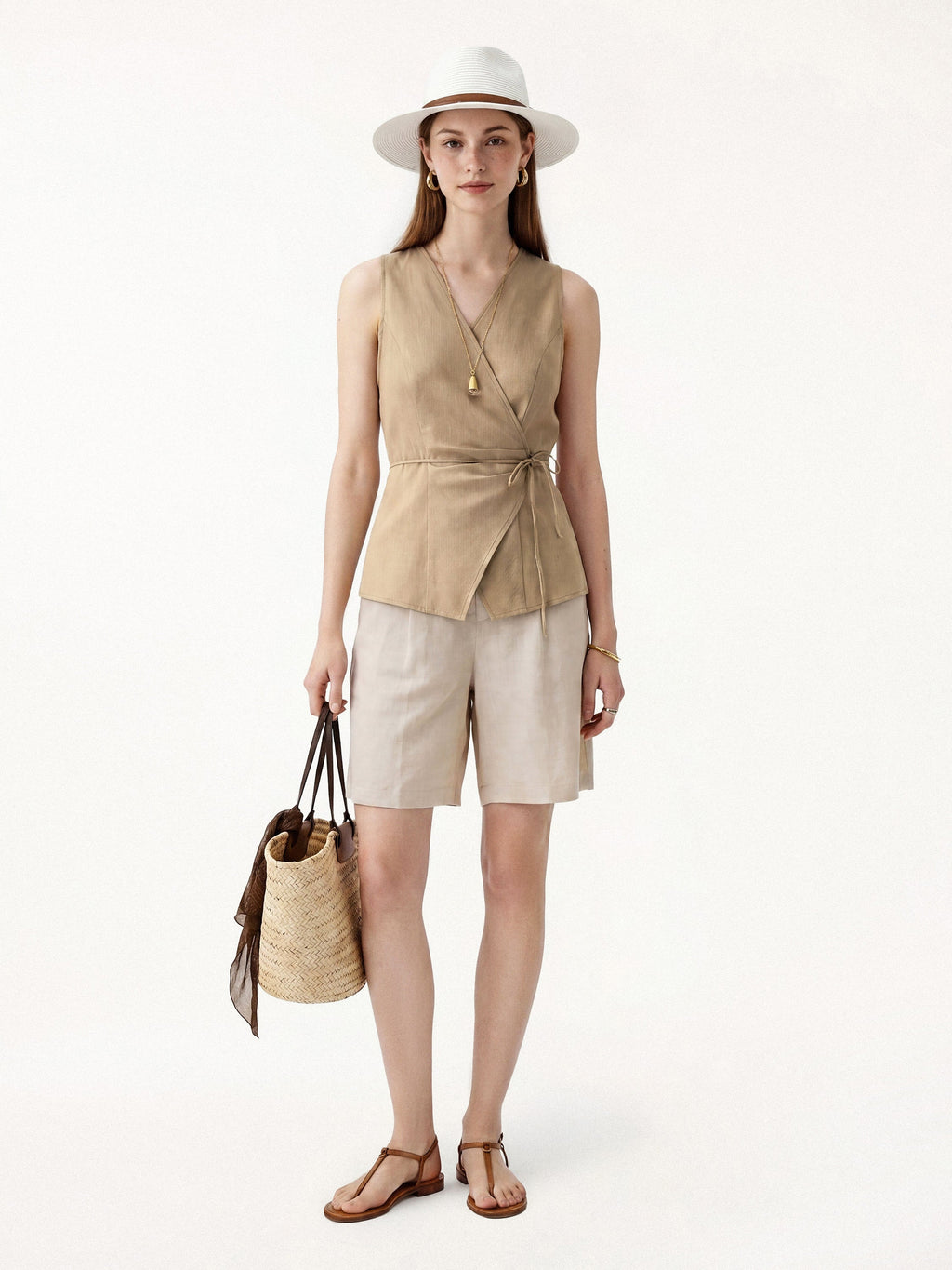 OGLmove Wrap Top with Self-Tie