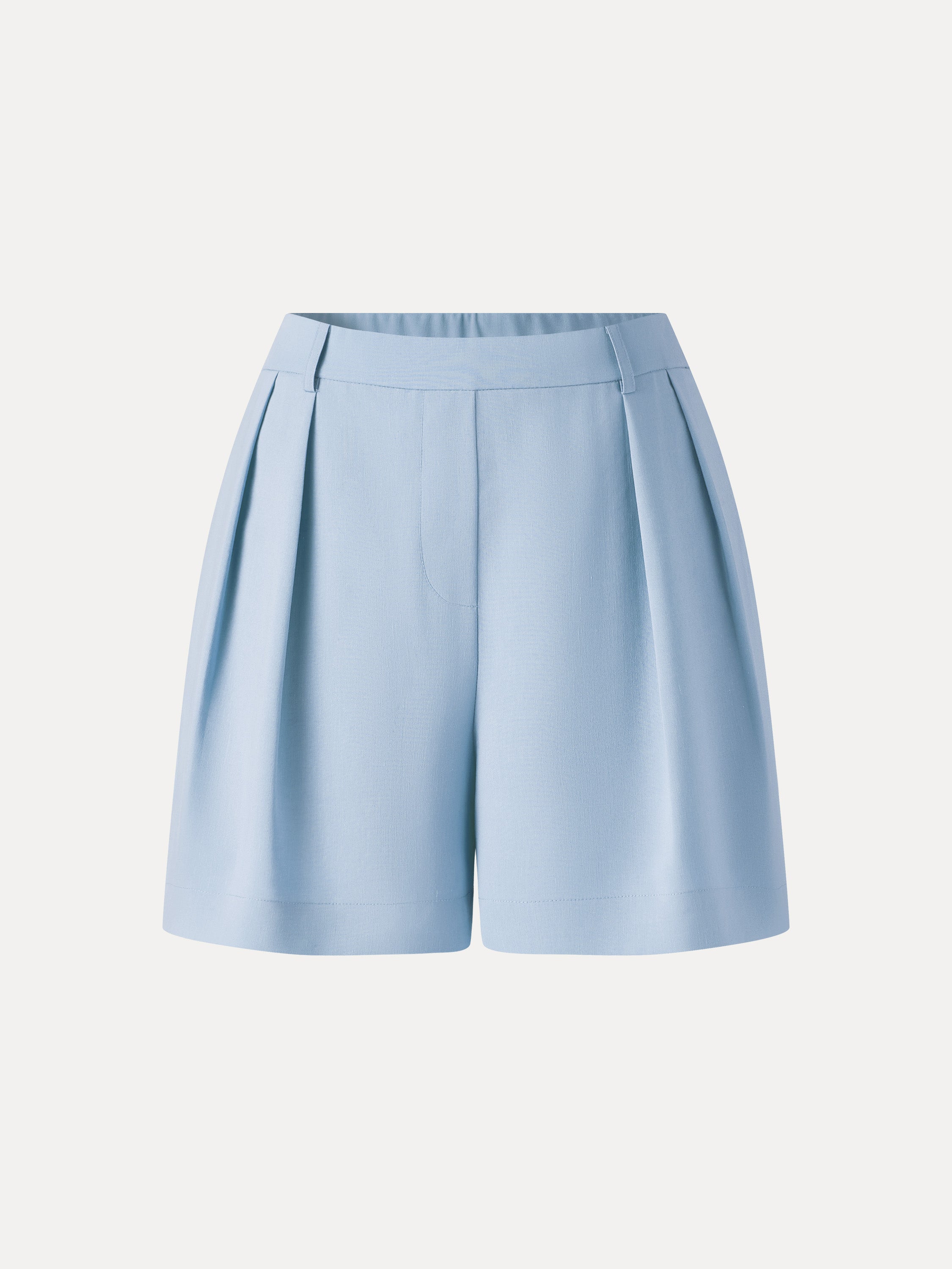 OGLmove Lyocell-Linen Tailored Shorts with Pockets