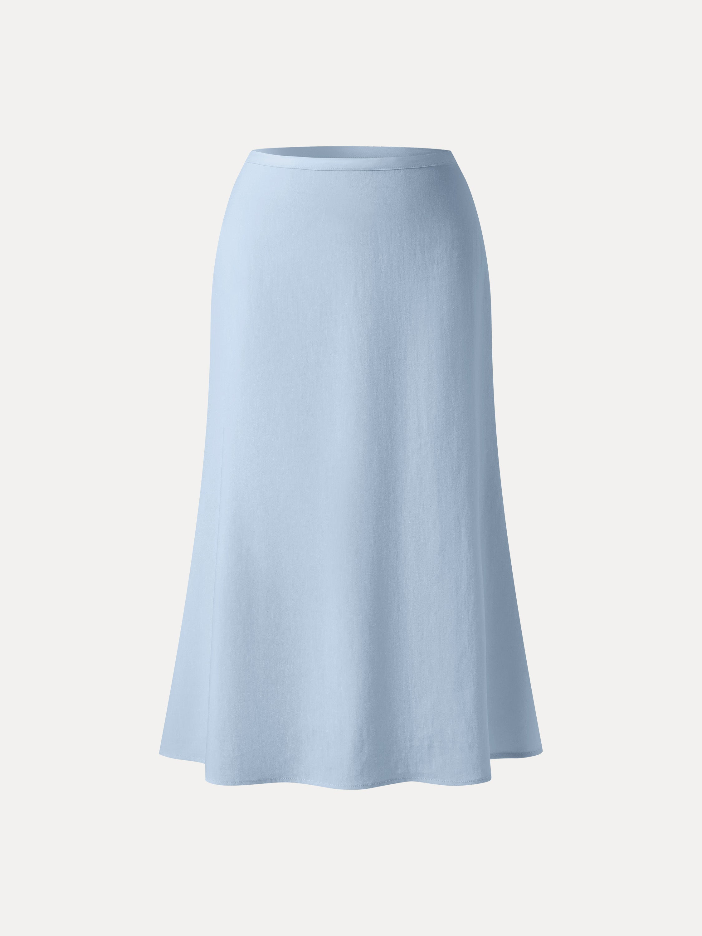 OGLmove Lyocell-Linen Flared Maxi Pull-On Skirt