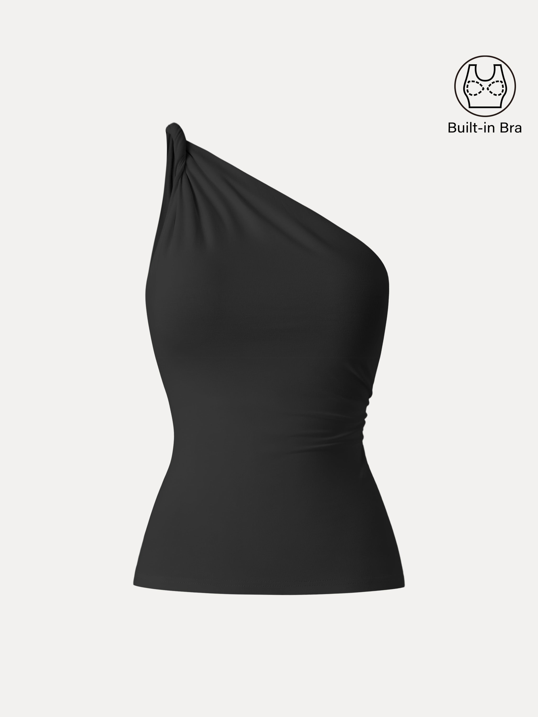 OGLmove One Shoulder Twisted Bra Tank