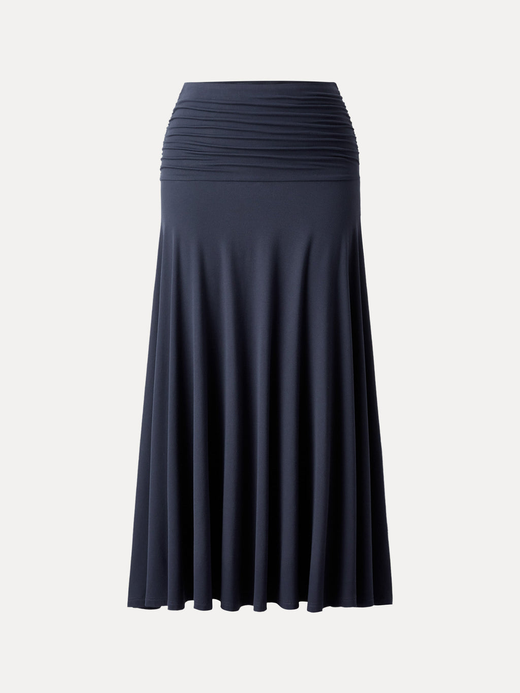 OGLmove Mid Rise A-Line Ruched Maxi Skirt