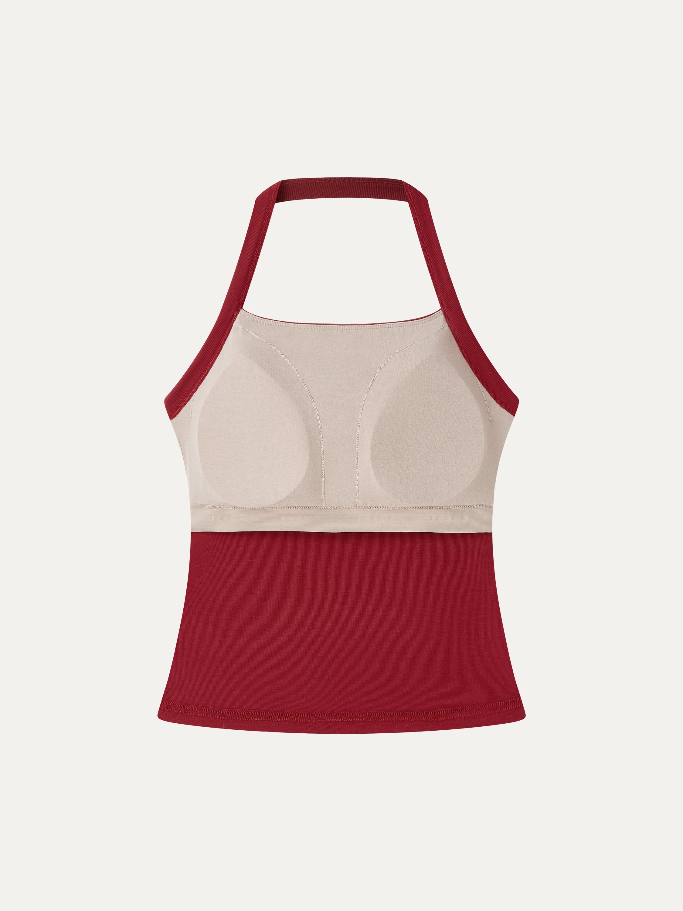 OGLmove Halter Neck Banded Hem Bra Tank