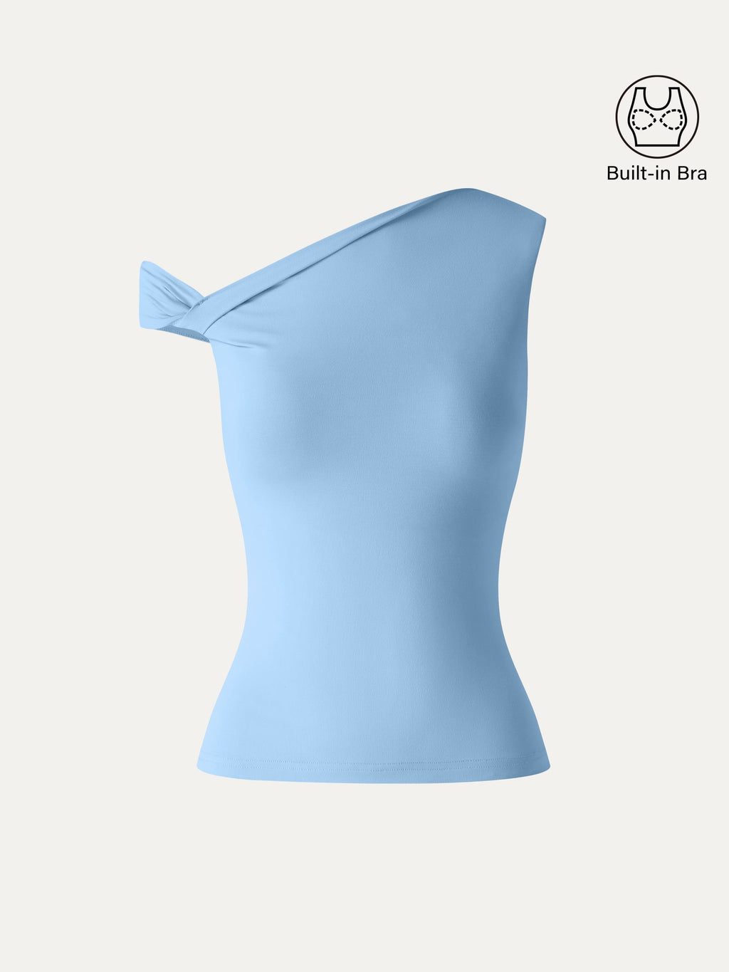 OGLmove Women's Asymmetrical Shoulder Bra Top