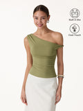 OGLmove CoolTouch Asymmetrical Shoulder Bra Top