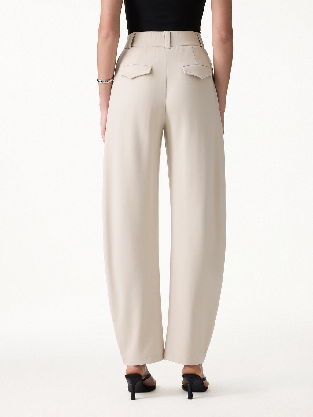 OGLmove CoolTouch Stretch Ponte High Rise Cropped Barrel Pants