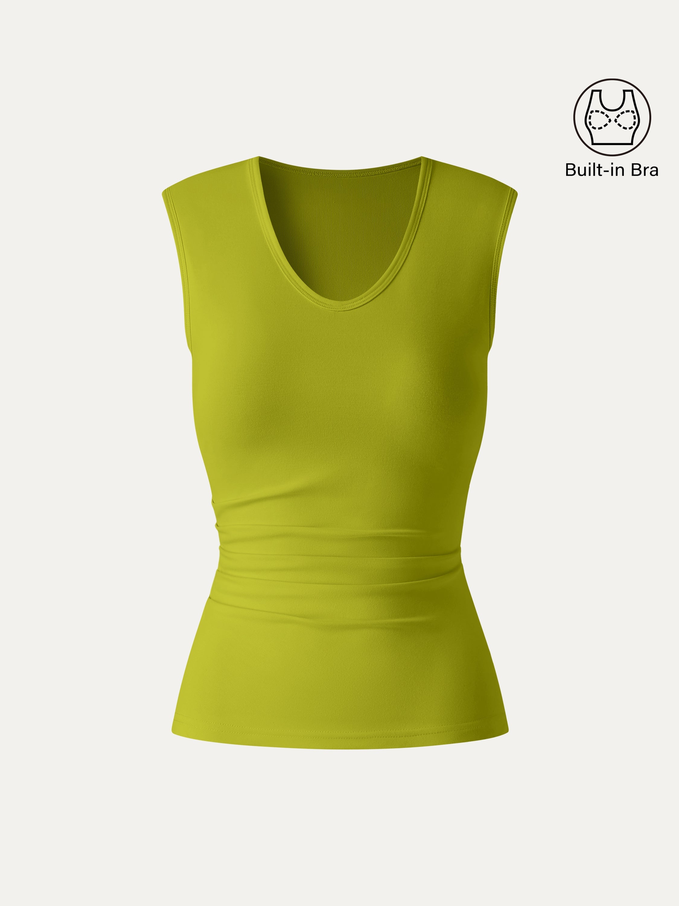OGLmove U-Neck Tucked Sleeveless Bra Top