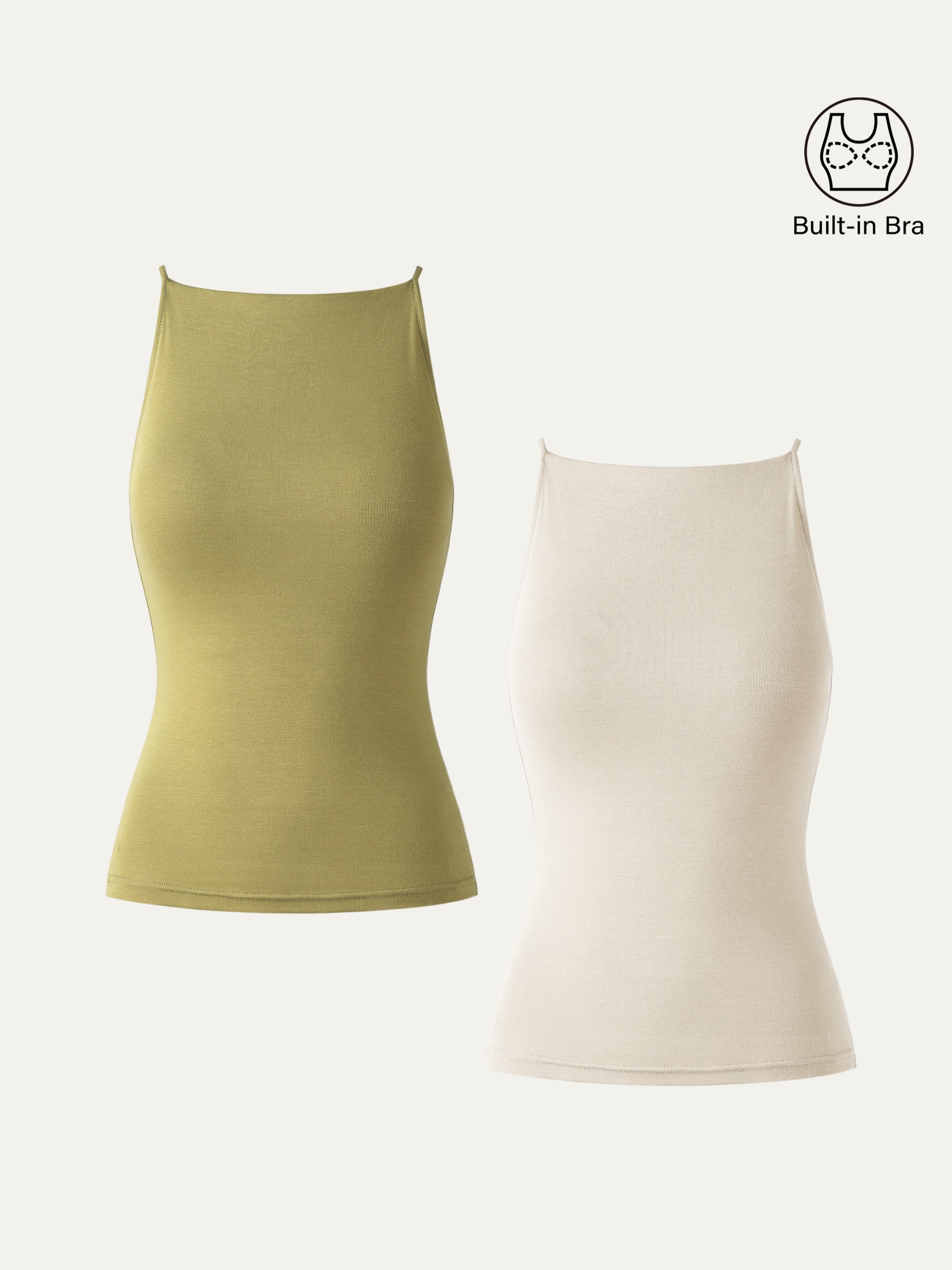 OGLmove Women's V-Neck Bra Tank Top