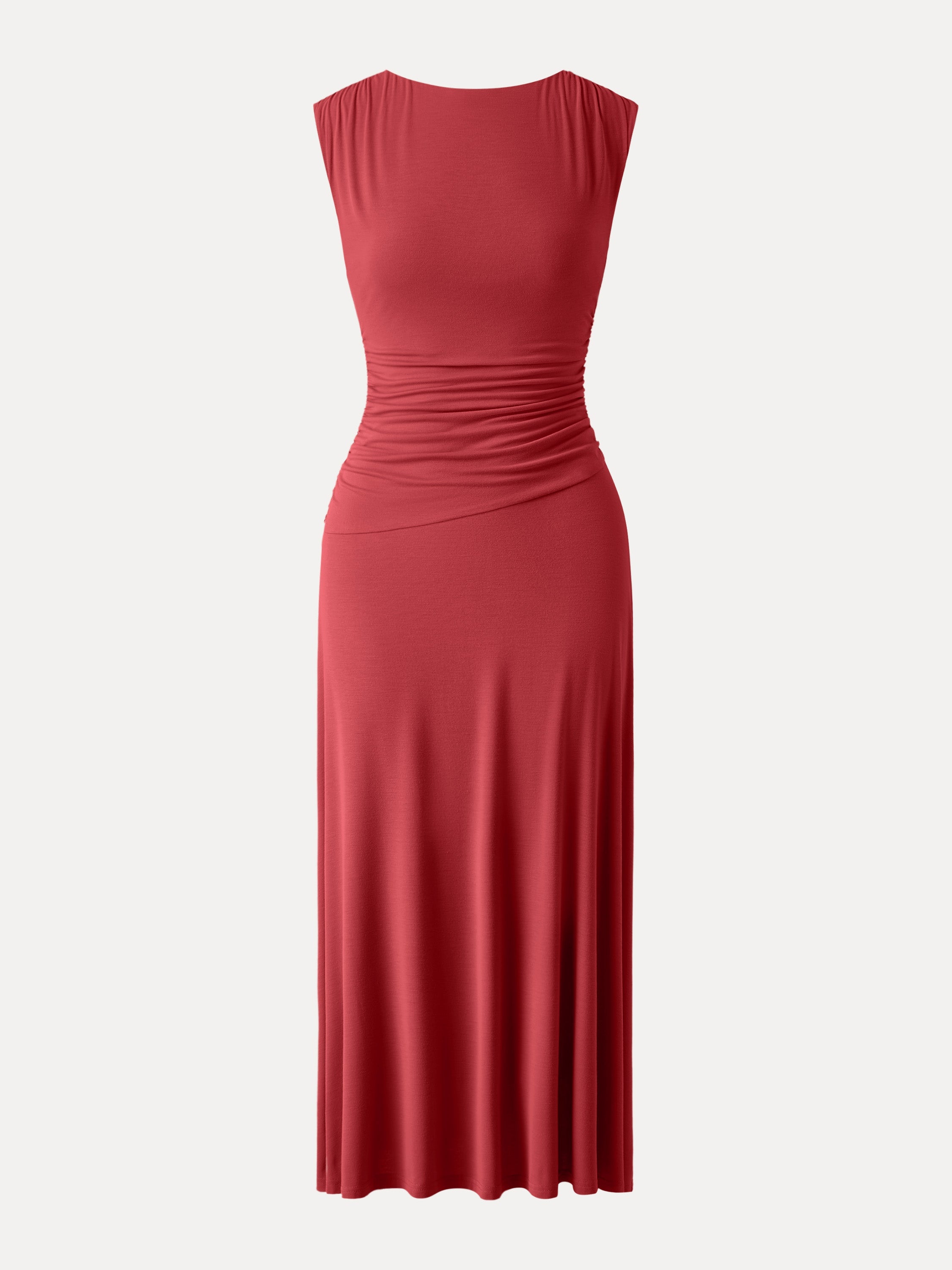 OGLmove Breezy Side Ruched Maxi Dress