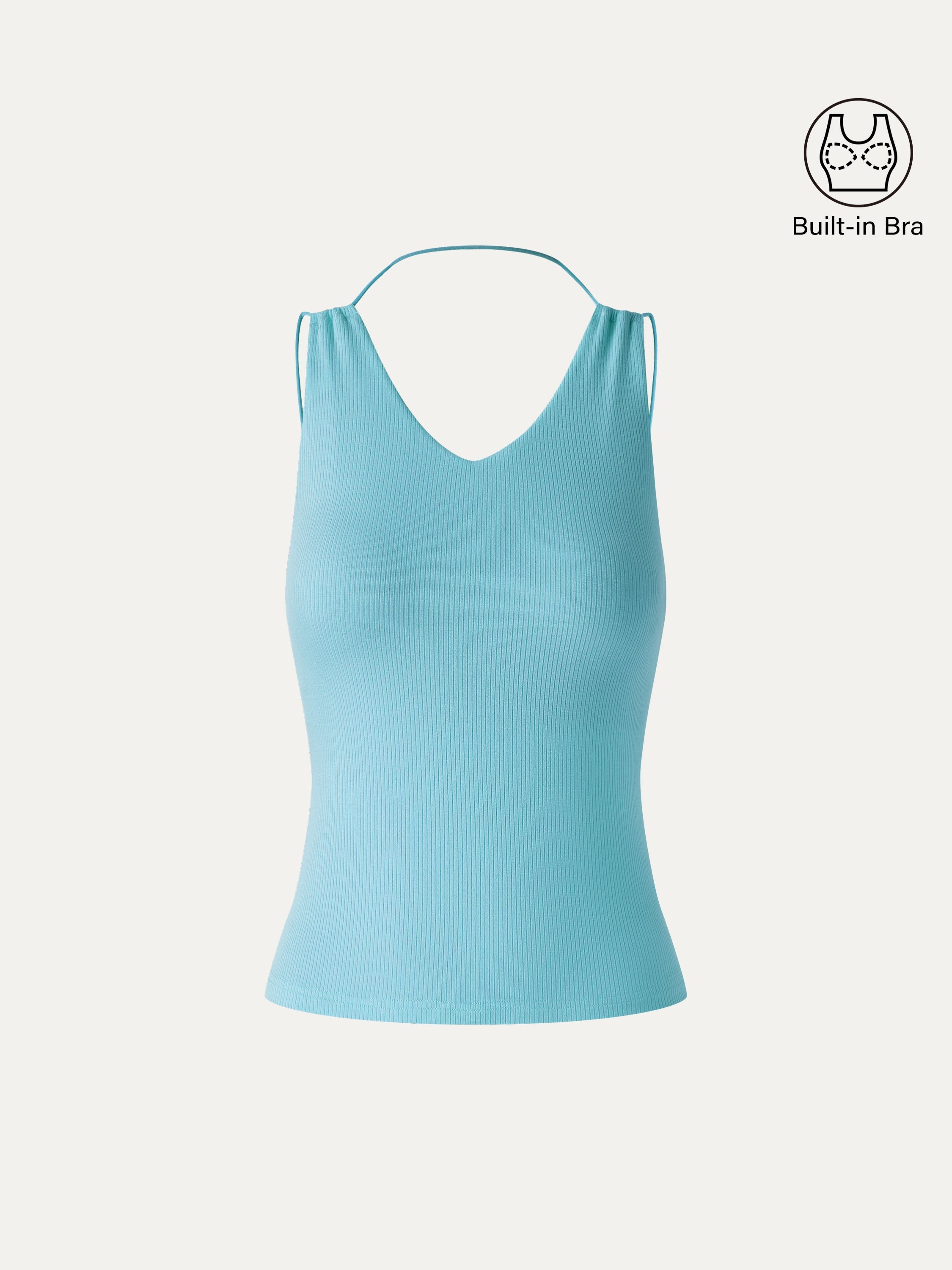 OGLmove Women's CoolTouch V-Neck Spaghetti Bra Tank