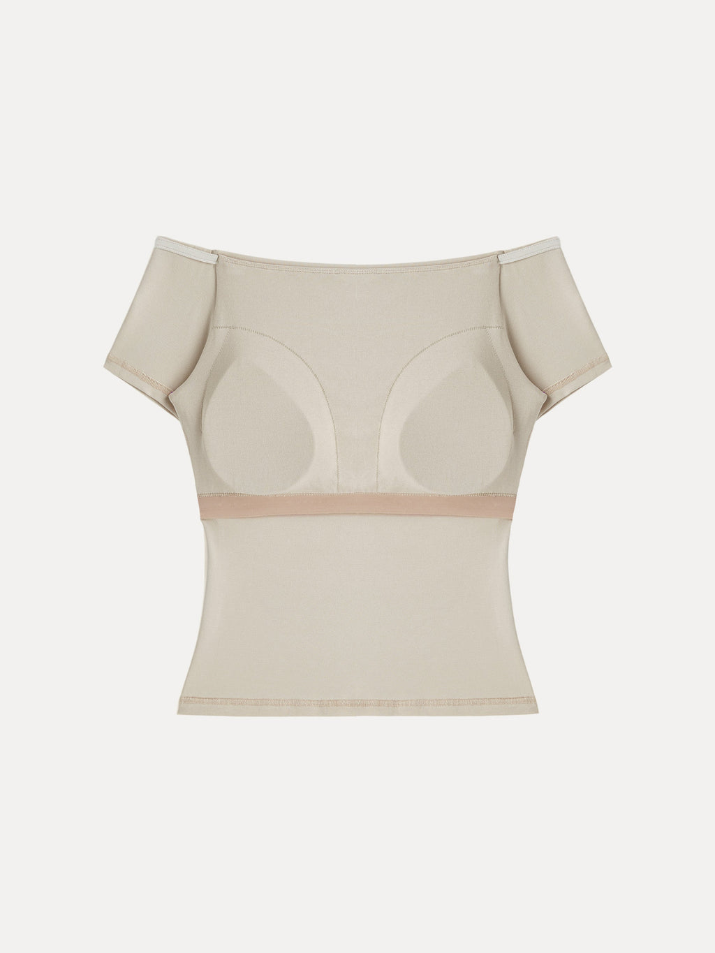 OGLmove Women's Cotton Lyocell Non-Slip Off-the-Shoulder Bra Top
