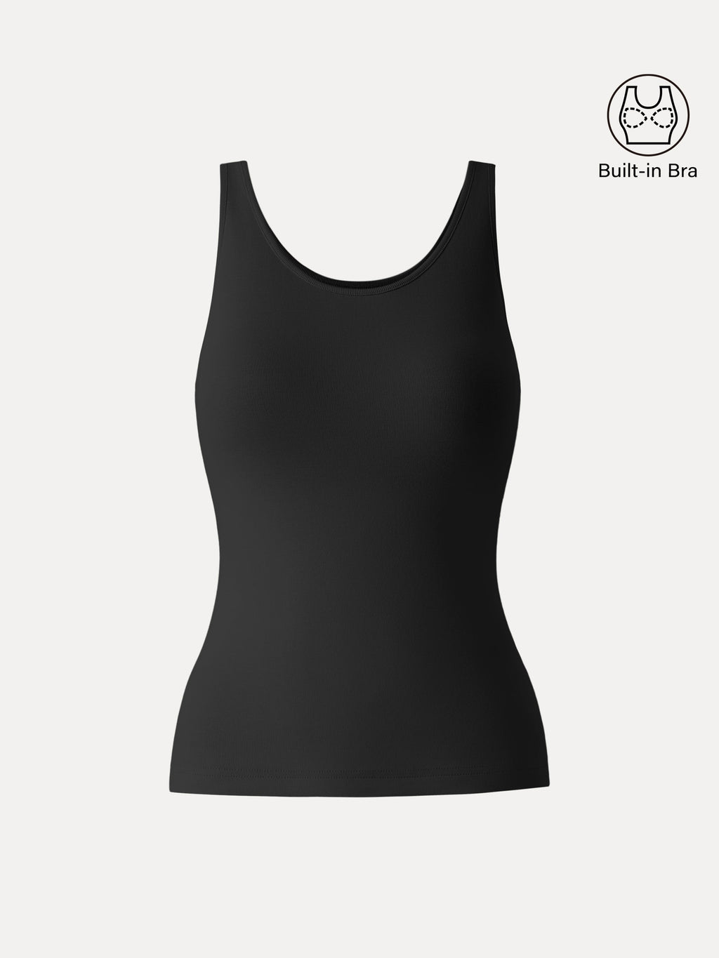 OGLmove Women's Cotton Lyocell U-Neck Bra Tank
