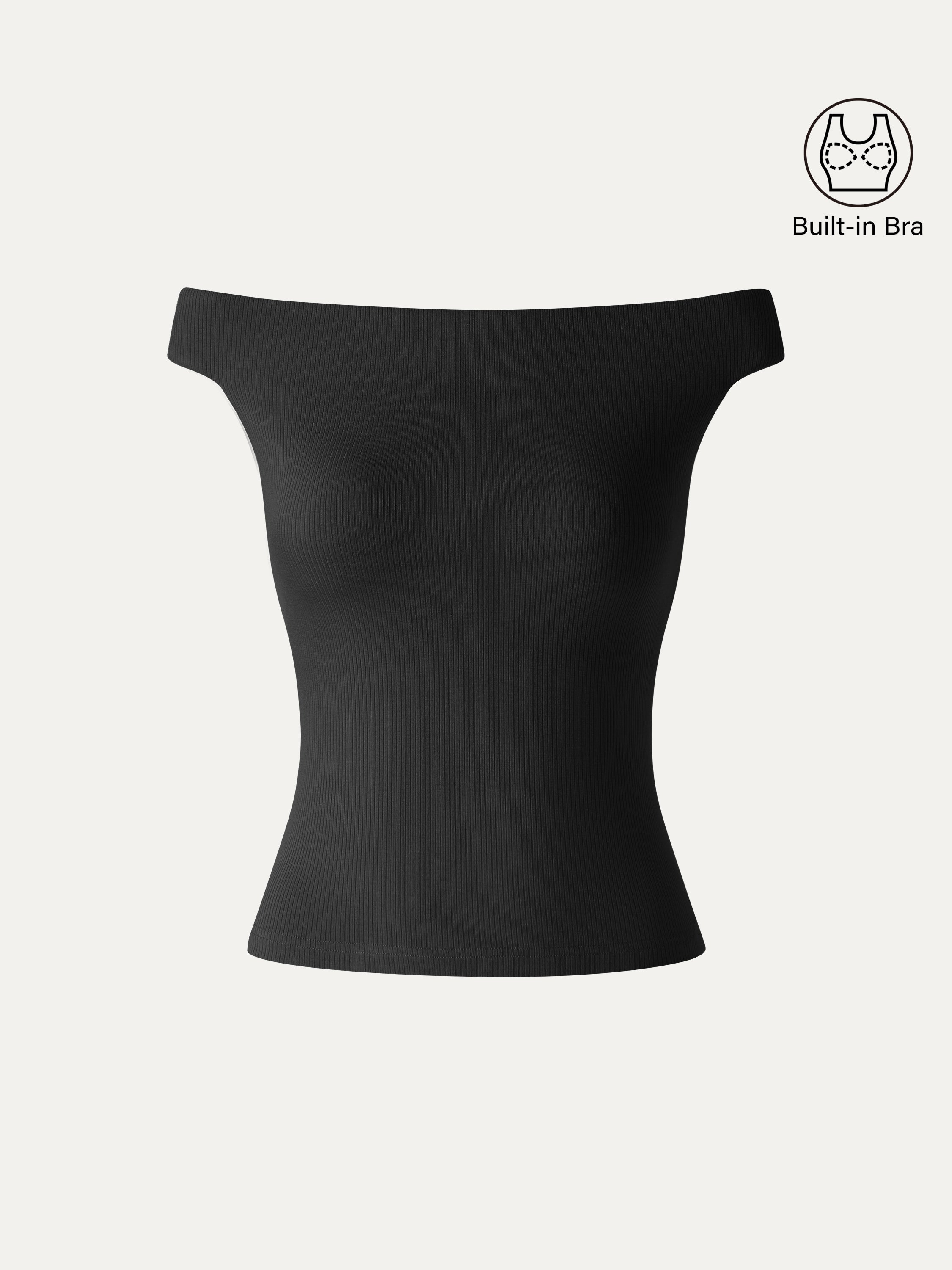 OGLmove Women's Off-the-Shoulder Contour Bra Top