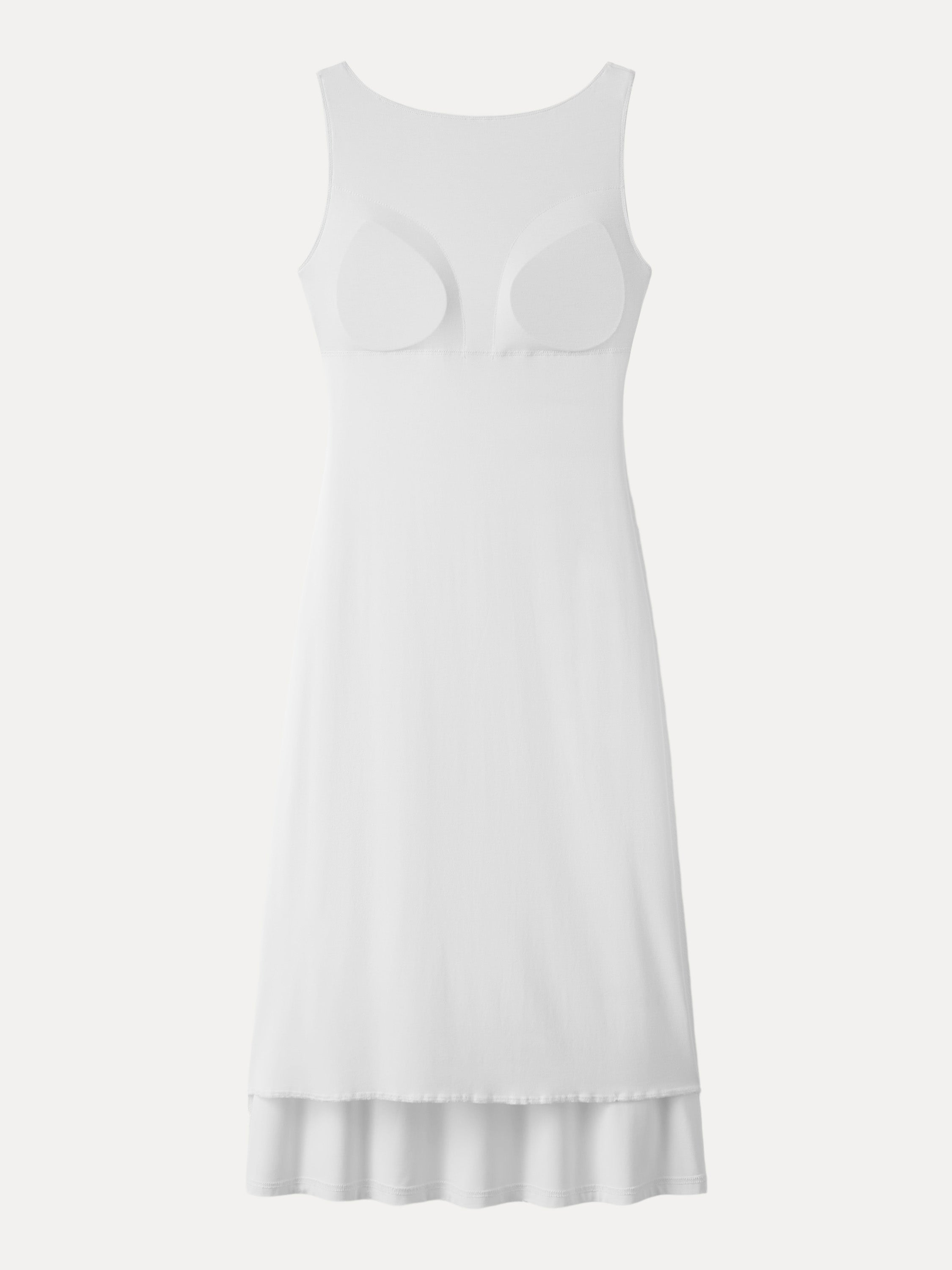 OGLmove Boatneck Open Back Bandless Midi Bra Dress