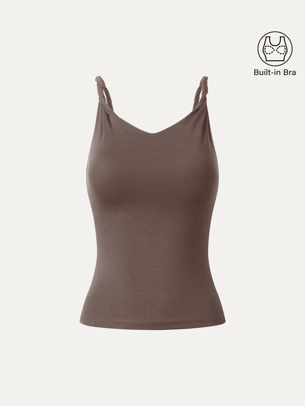 OGLmove Women's CoolTouch Twisted Strap V-Neck Bra Tank