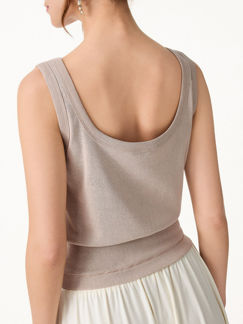 OGLmove Reversible Boatneck Top and Maxi Flared Skirt 2-Piece Set