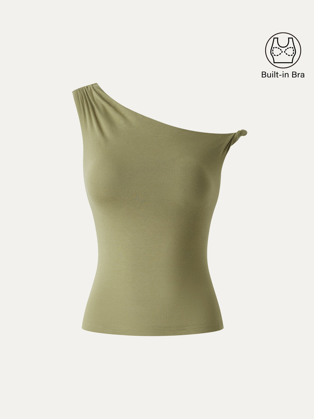 OGLmove CoolTouch Asymmetrical Shoulder Bra Top
