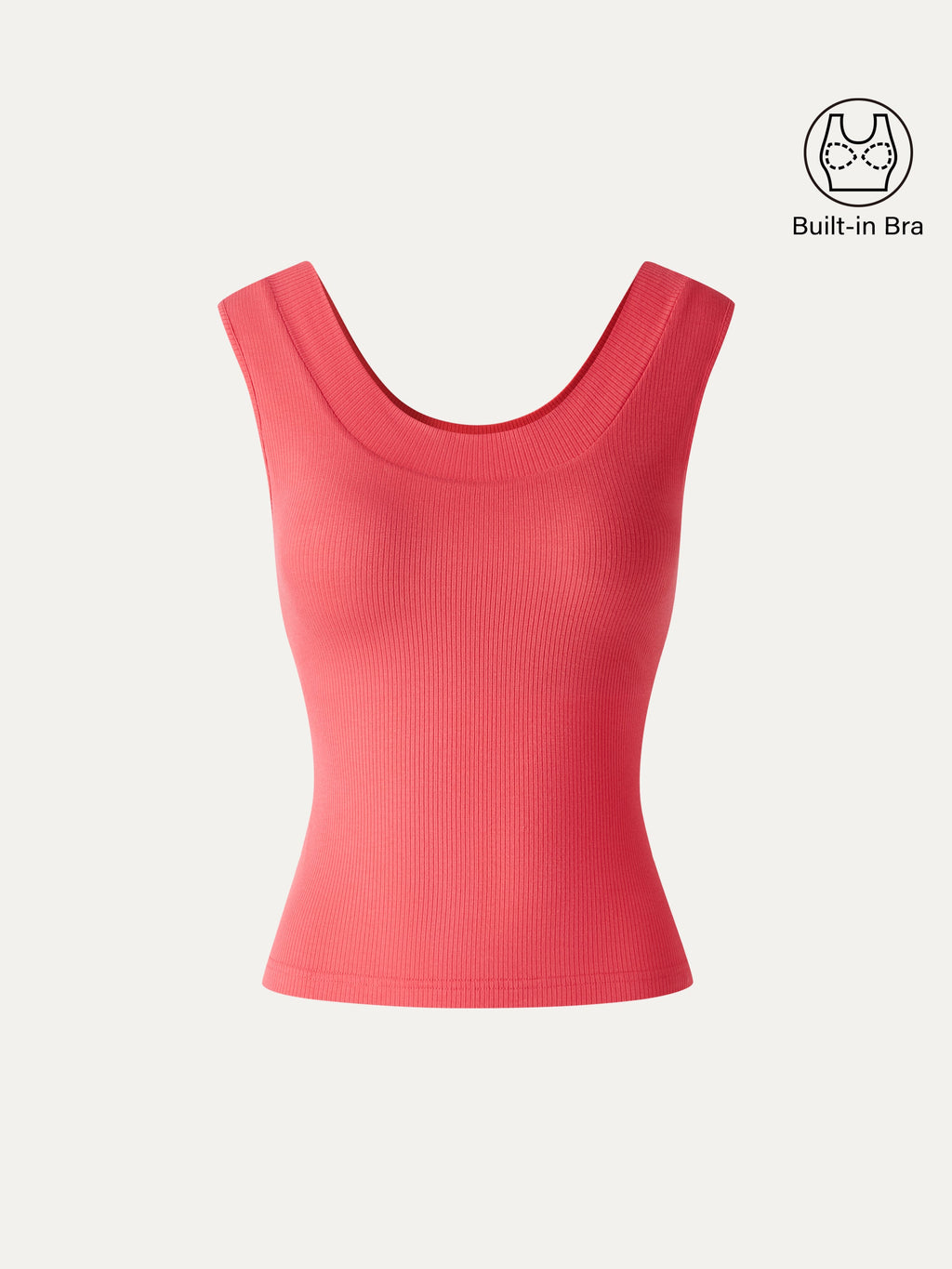 OGLmove CoolTouch U-Neck Bra Tank with Compressive Padding