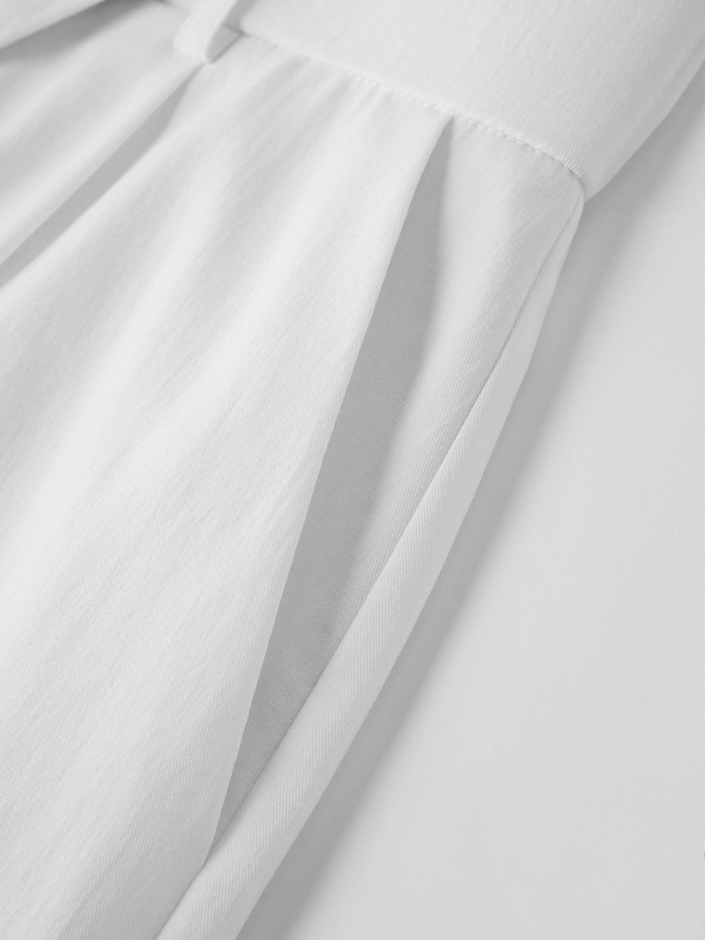 OGLmove Linen-Like High-Rise A-Line Shorts with Pockets